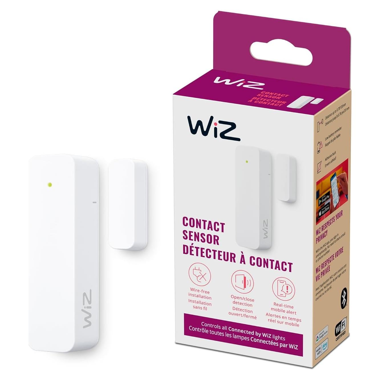 Sensor de Contacto WiZ - Seguridad y Automatización del Hogar