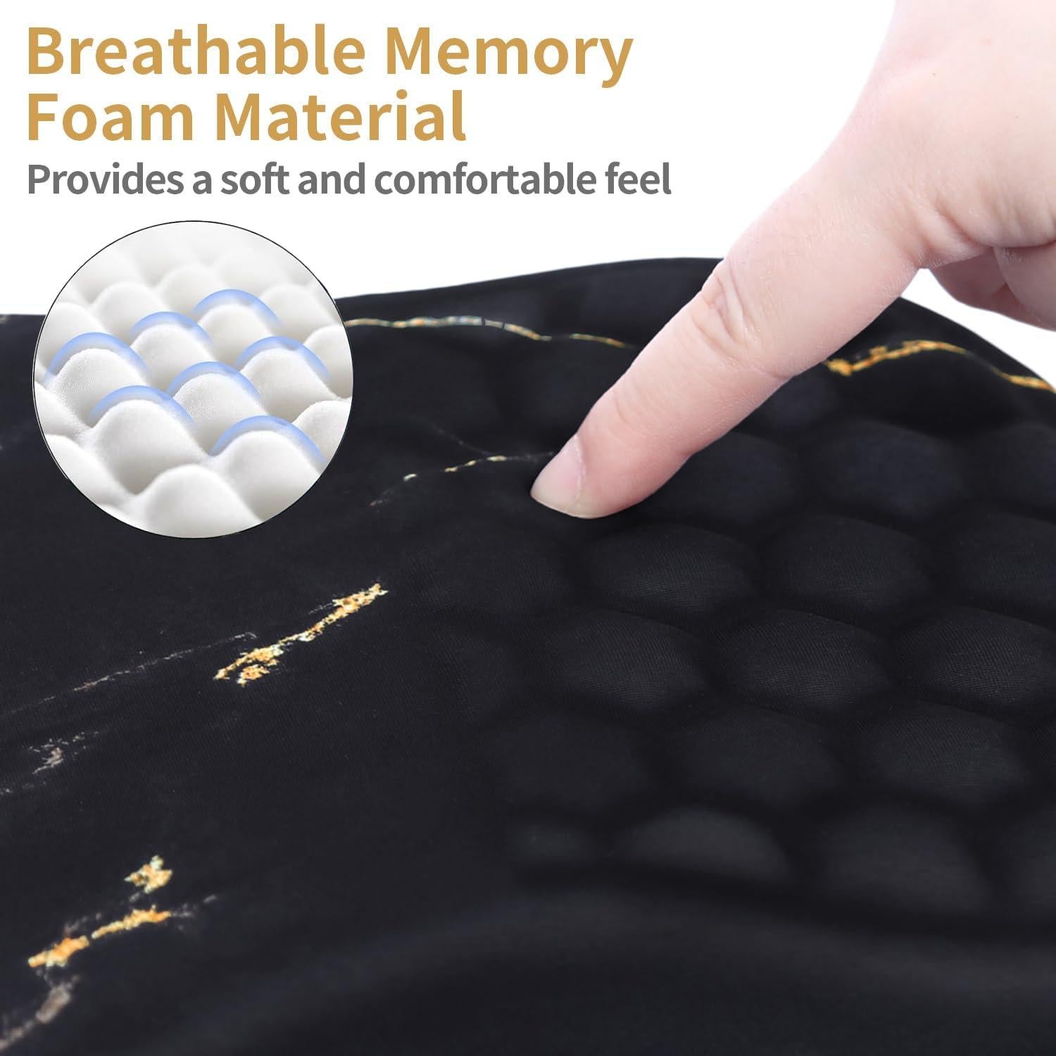 Alfombrilla de Ratón Ergonómica L-SPOUTTO con Reposamuñecas 30.5x20.3cm