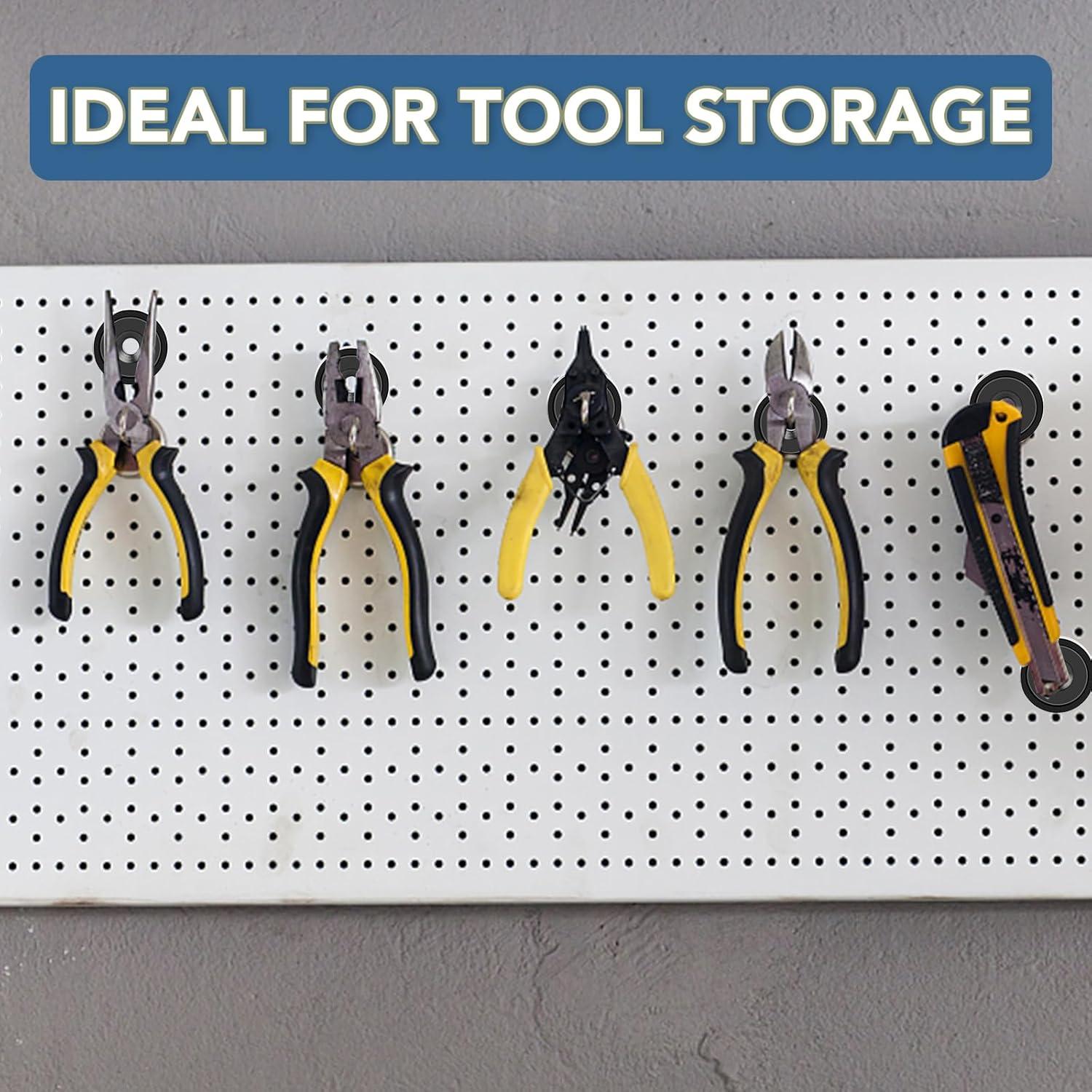 Imán Fuerte MIKEDE 40kg con Agujeros - Paquete de 12