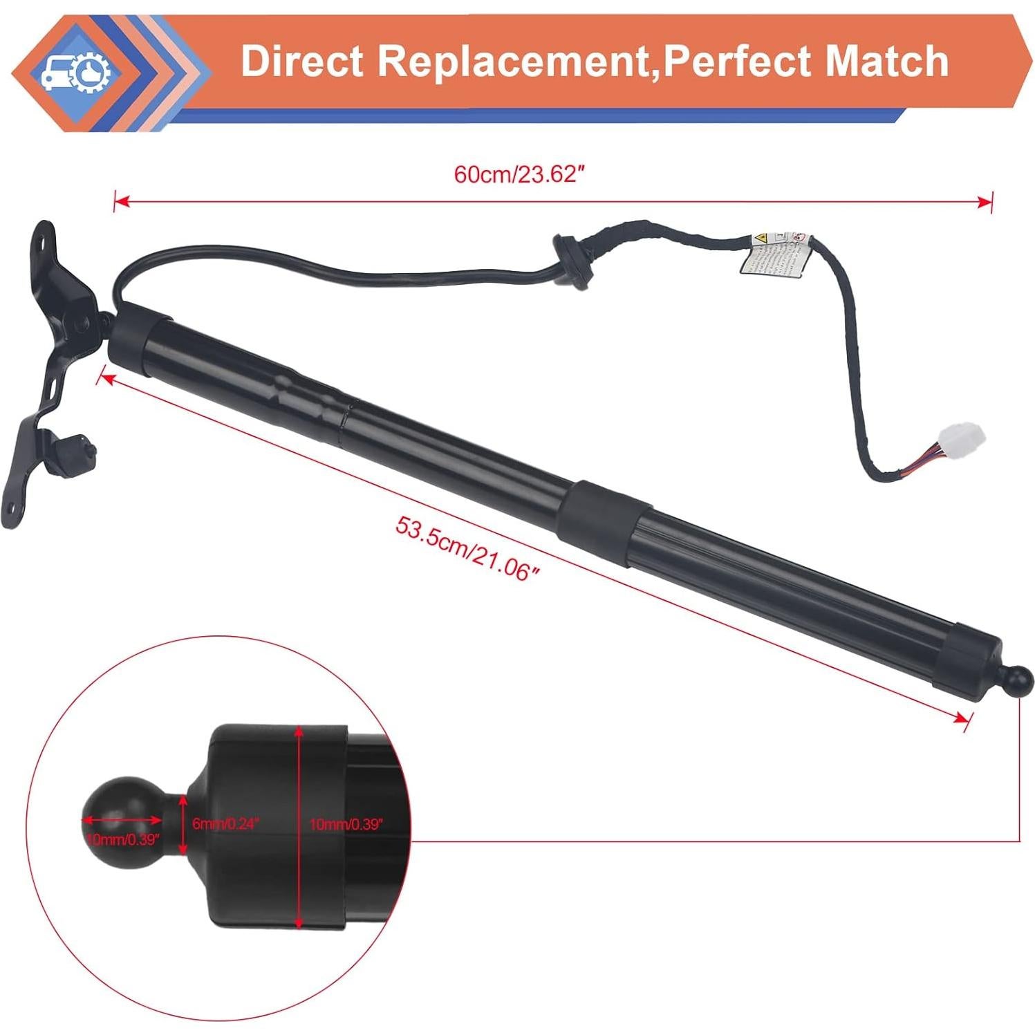 Soporte Elevación Eléctrico Maletero Izquierdo ZONFANT RAV4 2013-2018