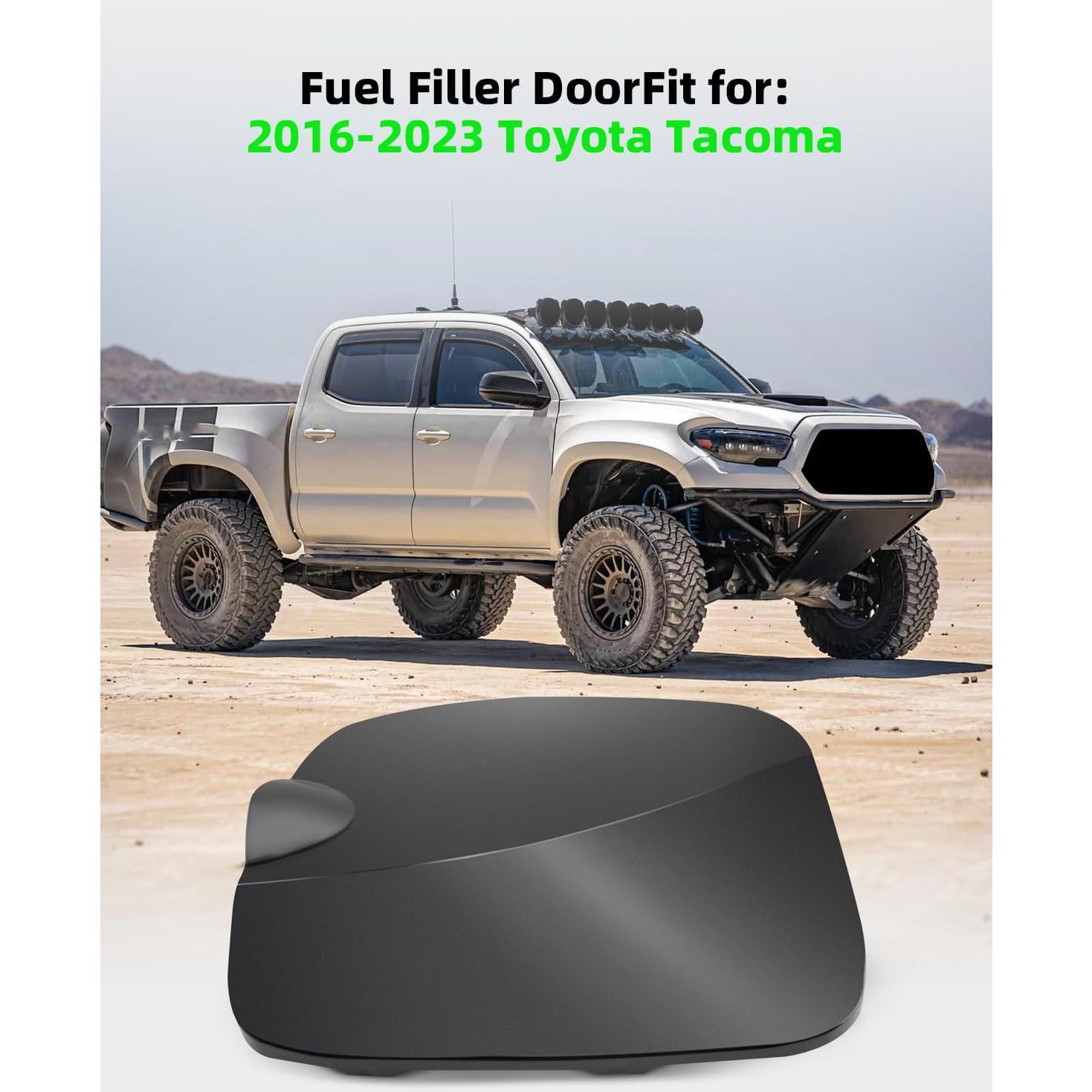 Cubierta de Tapa de Combustible Quaneguzy para Toyota Tacoma 2016-2023