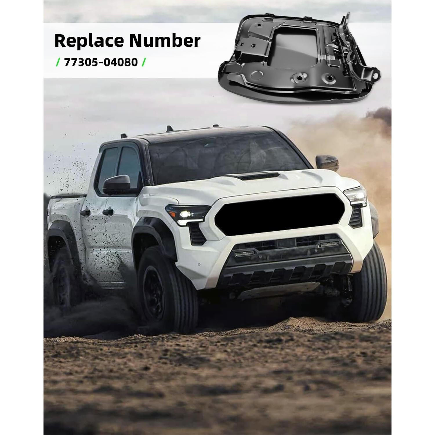 Cubierta de Tapa de Combustible Quaneguzy para Toyota Tacoma 2016-2023