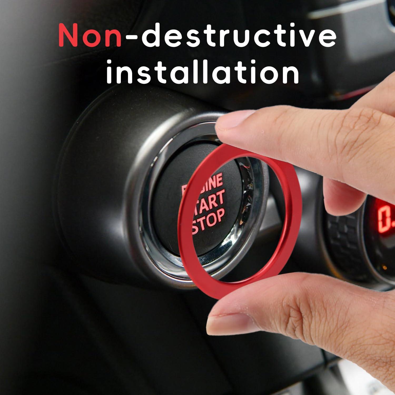 Anillo Exterior Botón Inicio/Parada Auovo para Subaru BRZ y Toyota GR86