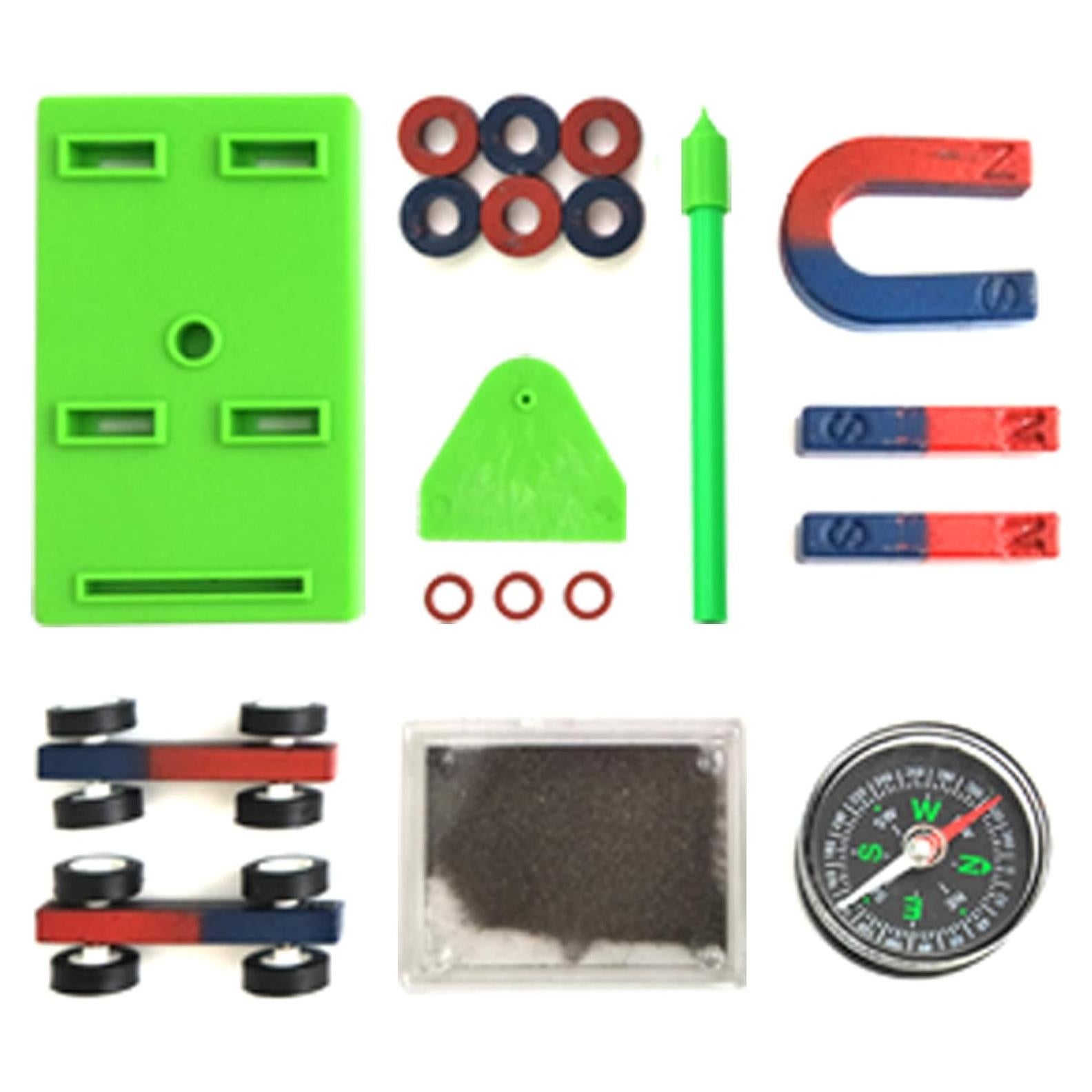 Conjunto de Imanes Científicos EUDAX para Experimentos 16 Piezas