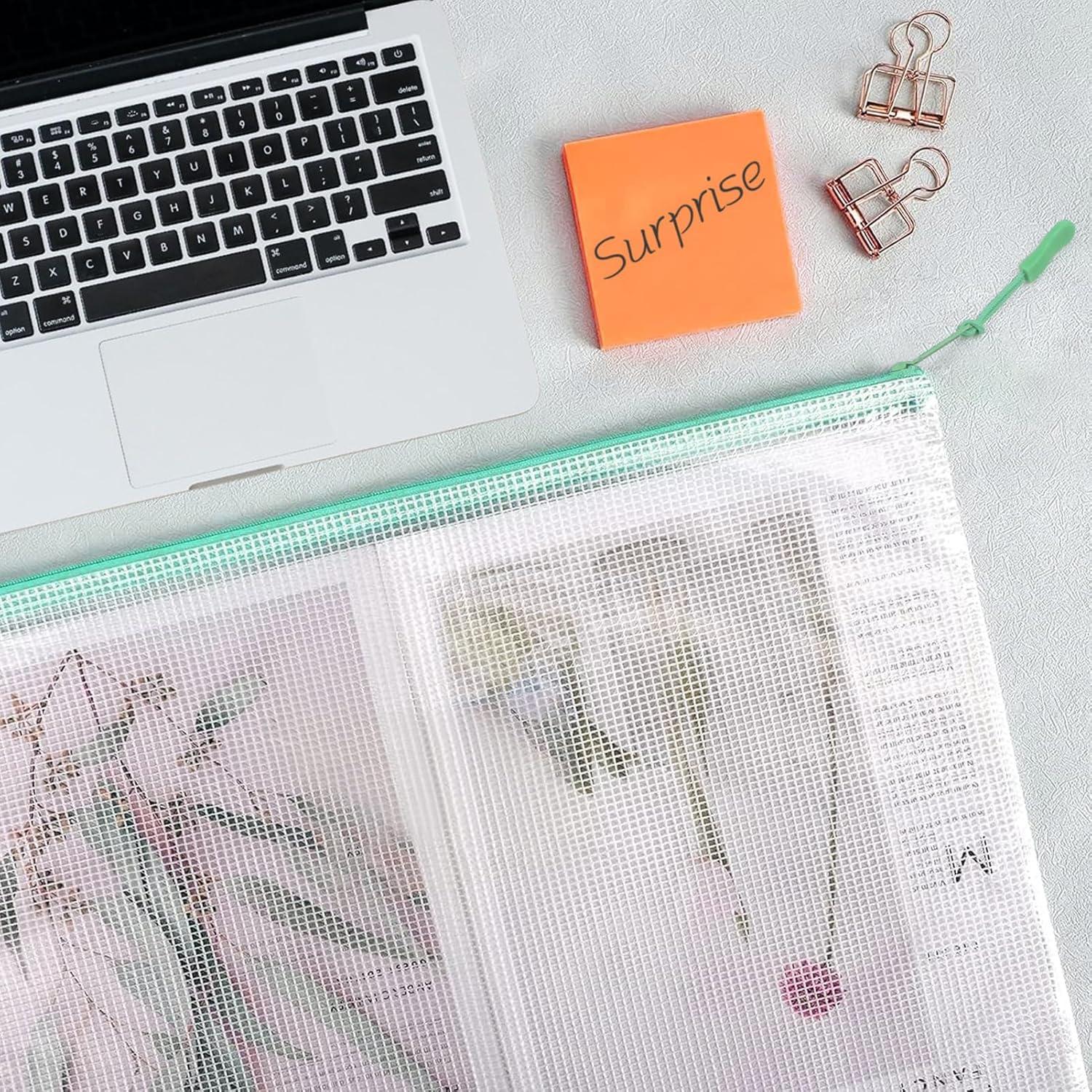 24 Bolsas de Almacenamiento de Malla YOPCDJ A3 43x30 cm