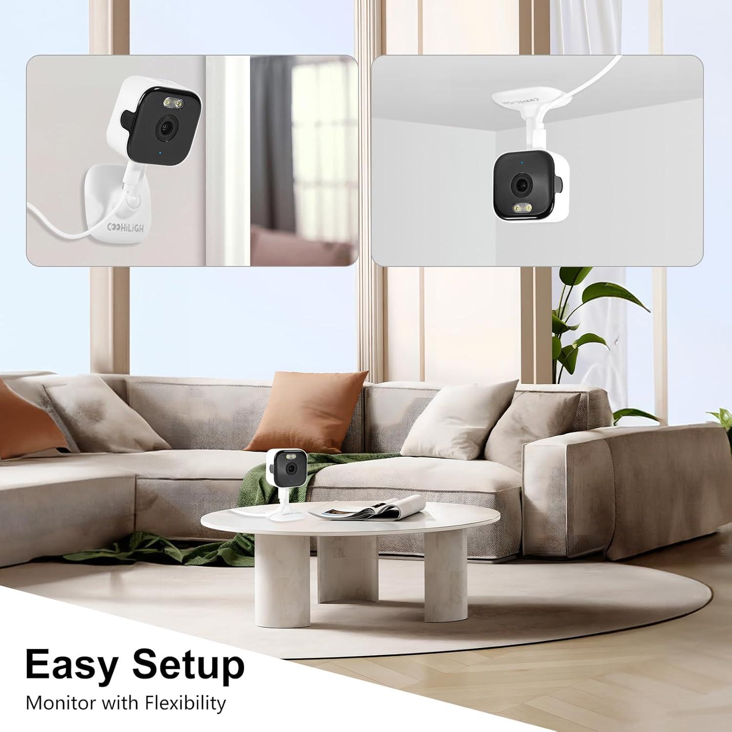 Cámara de Seguridad COOHILIGH QC-2 2K WiFi Interior