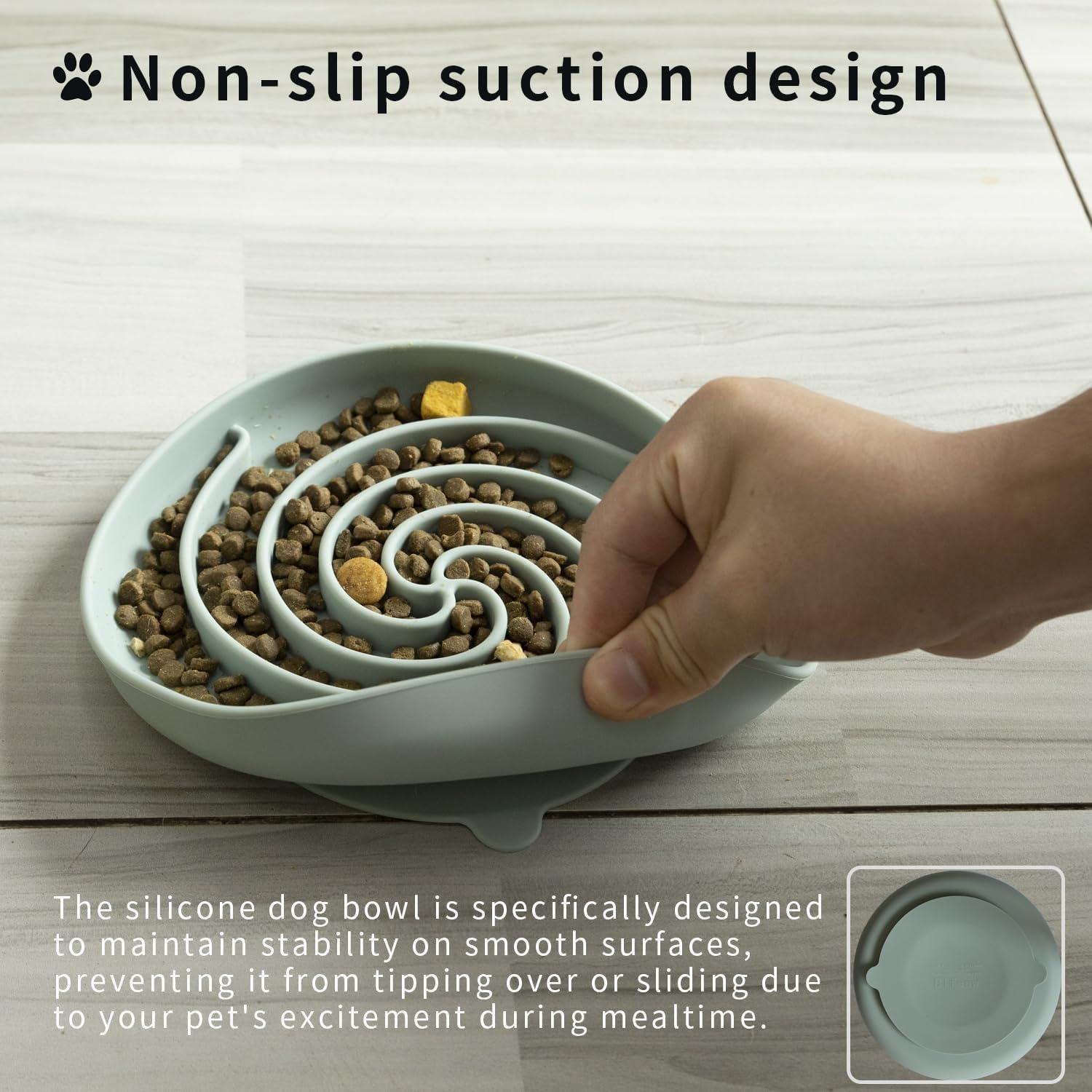 Tazón de Rompecabezas Bifeaw 19cm Antideslizante para Perros