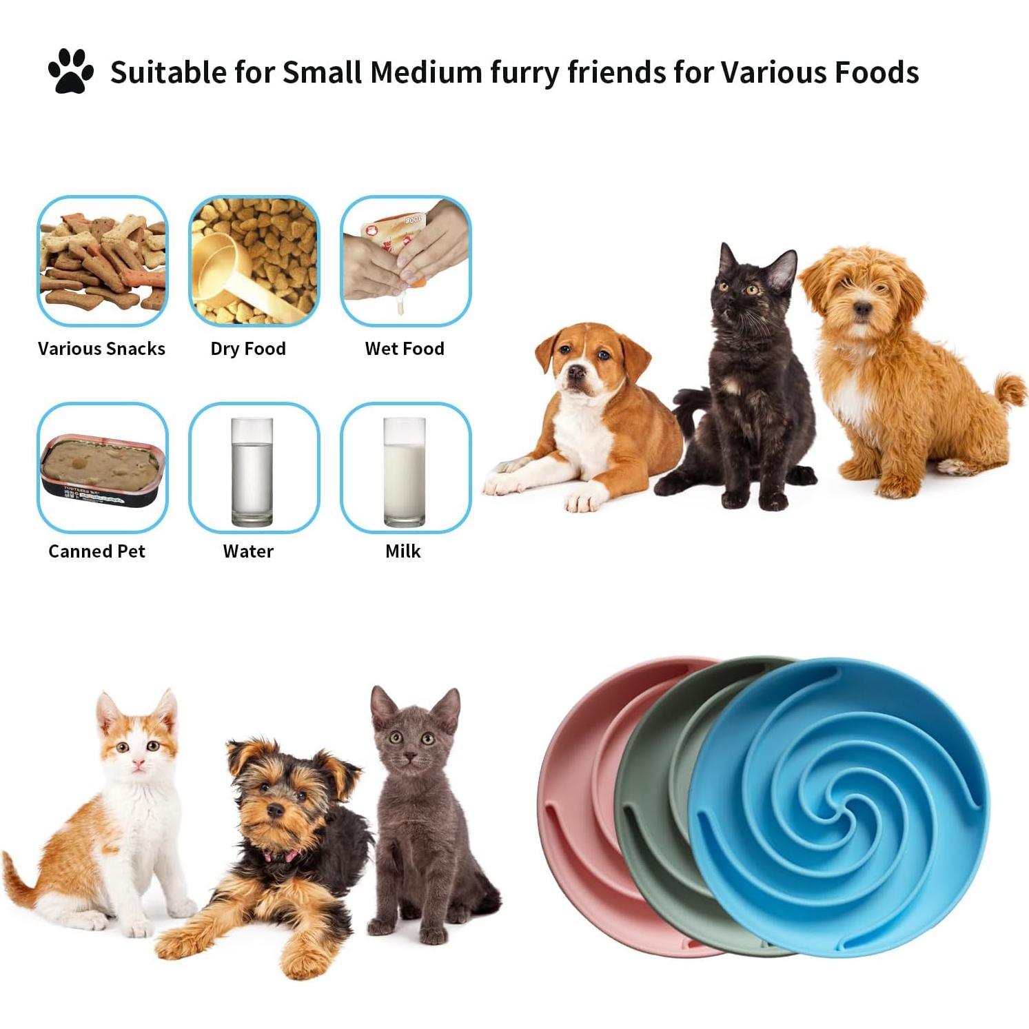 Tazón de Rompecabezas Bifeaw 19cm Antideslizante para Perros