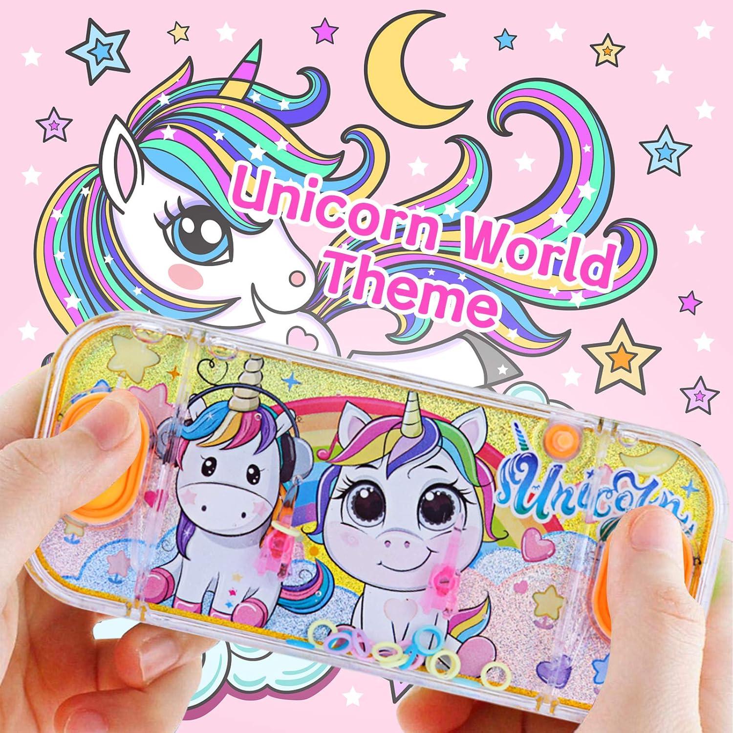 Juegos de Agua de Mano SevenQ Unicornio 4 Piezas Divertidas