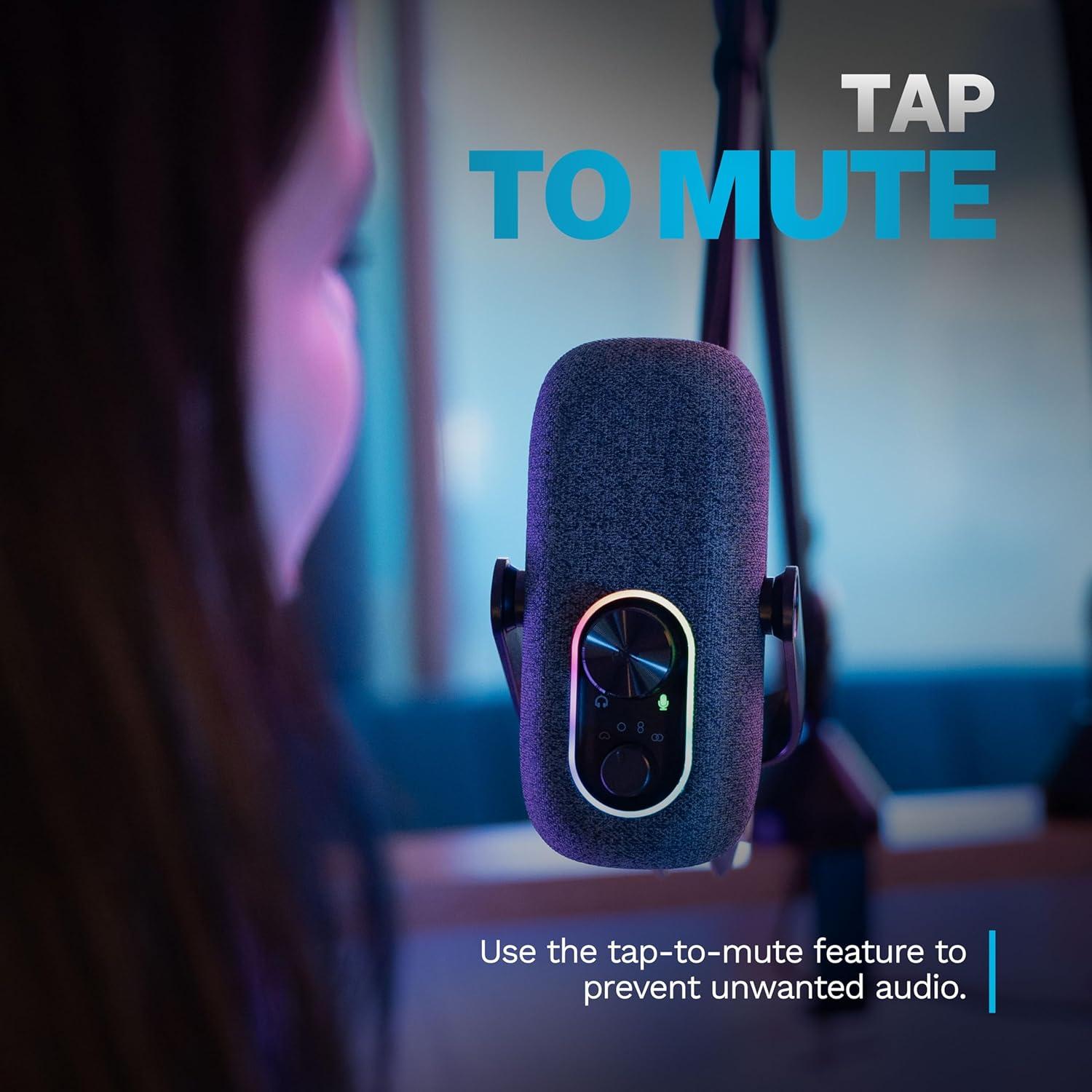 Micrófono USB JLab Epic Talk para Juegos y Streaming, 192kHz