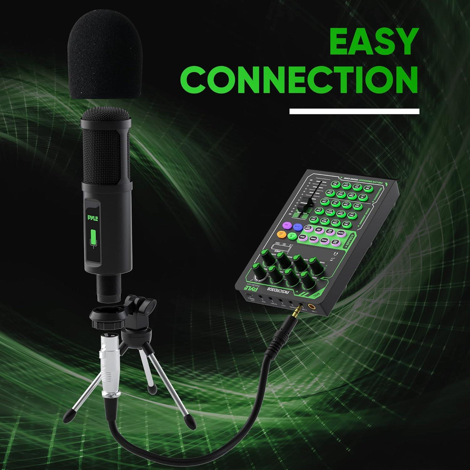 Tarjeta de Sonido Pyle PKSCRD308 Bluetooth con Micrófono