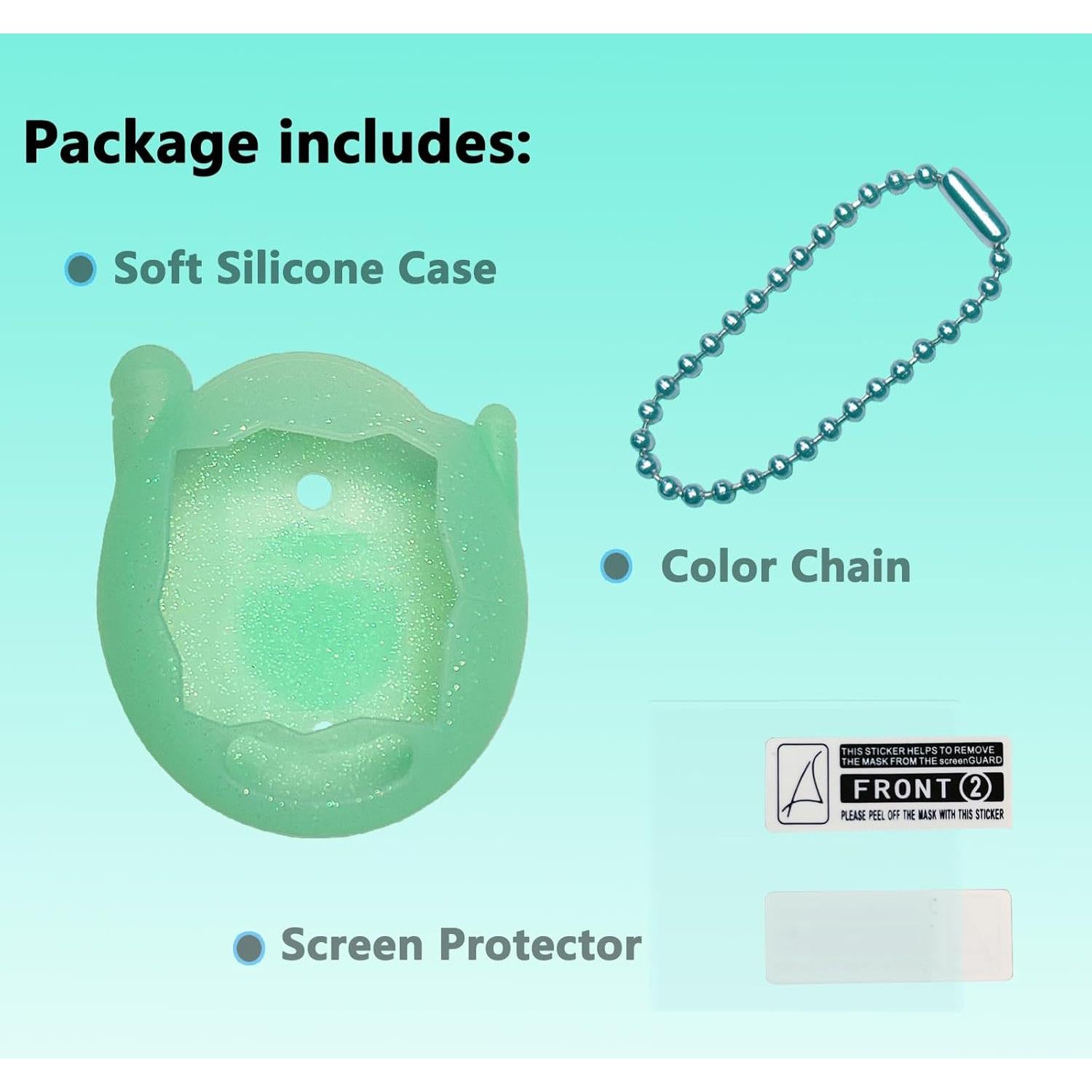 Funda Silicona JCHPINE y Protector Pantalla Tamagotchi