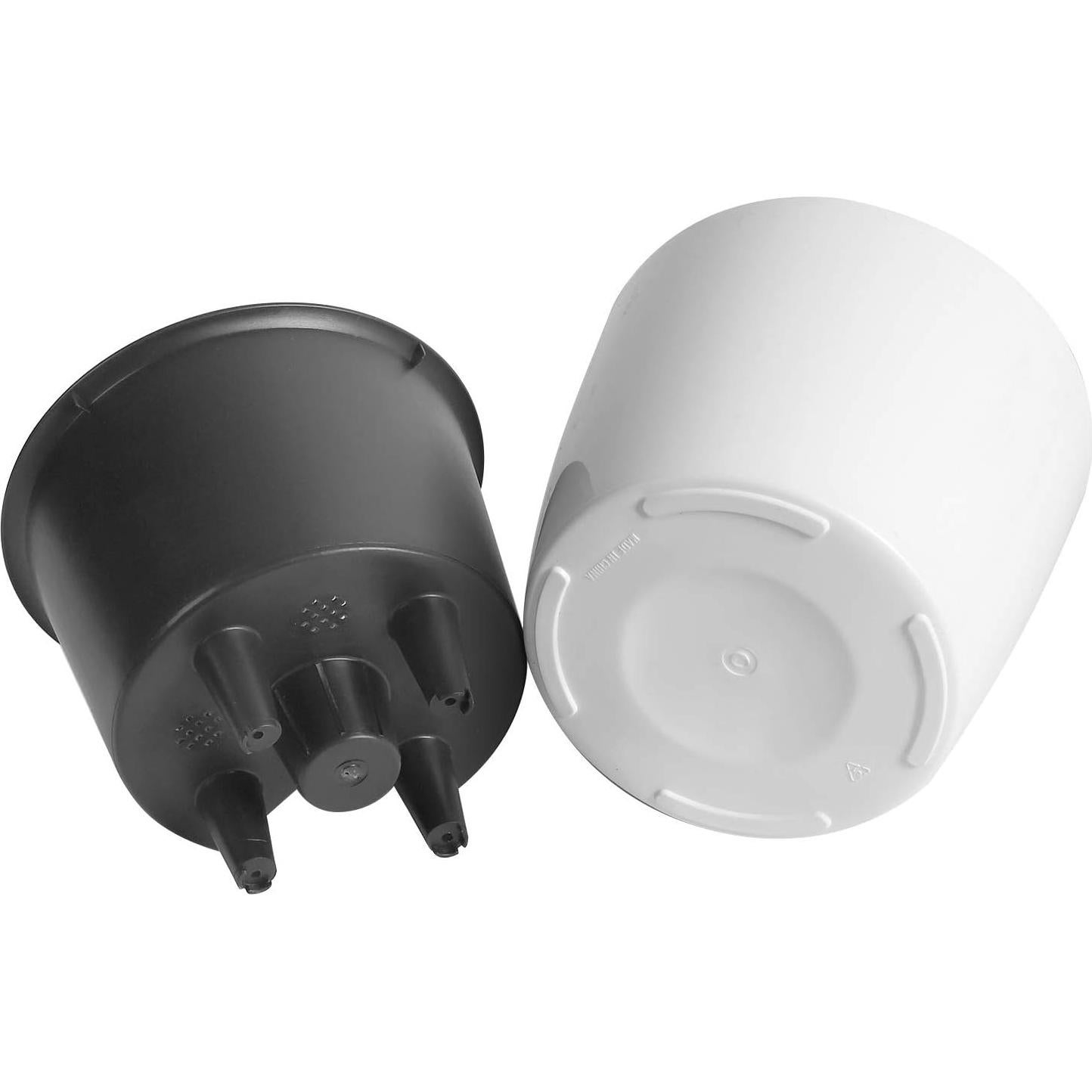 Maceta Autorriego KINJOEK 5 Paquetes 17.78 cm Blanca