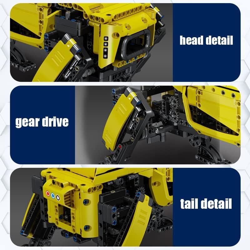 Robot Perro Mould King WX15066 Amarillo 936 Piezas RC