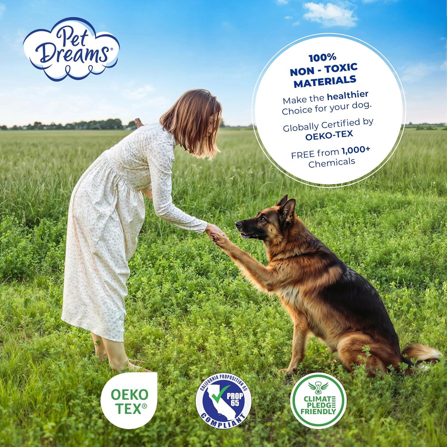 Almohadilla para Perros Pet Dreams 45.72x30.48cm Gris