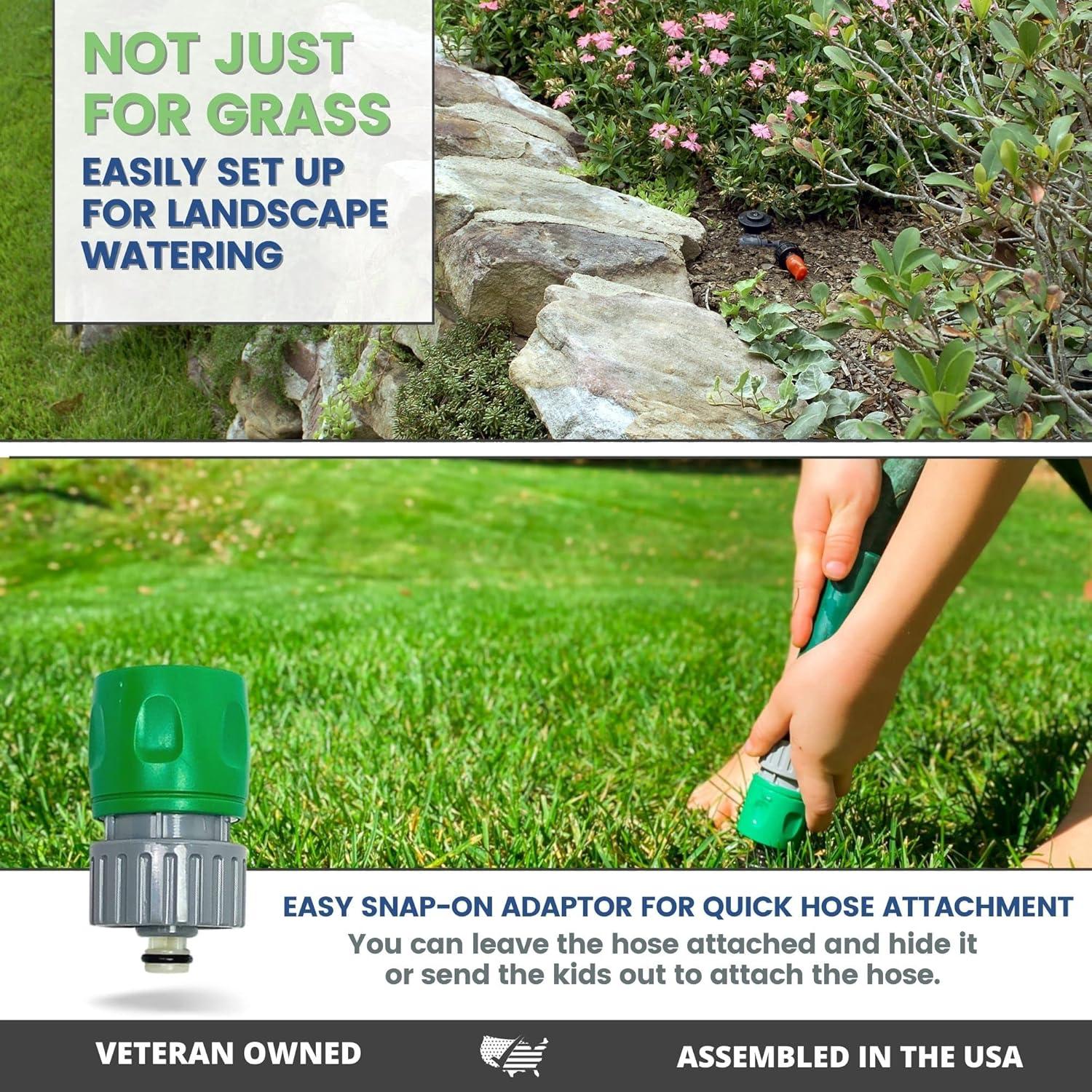 Aspersor Ajustable Quick-Snap QSK-745 5-Pack 5000 ft²