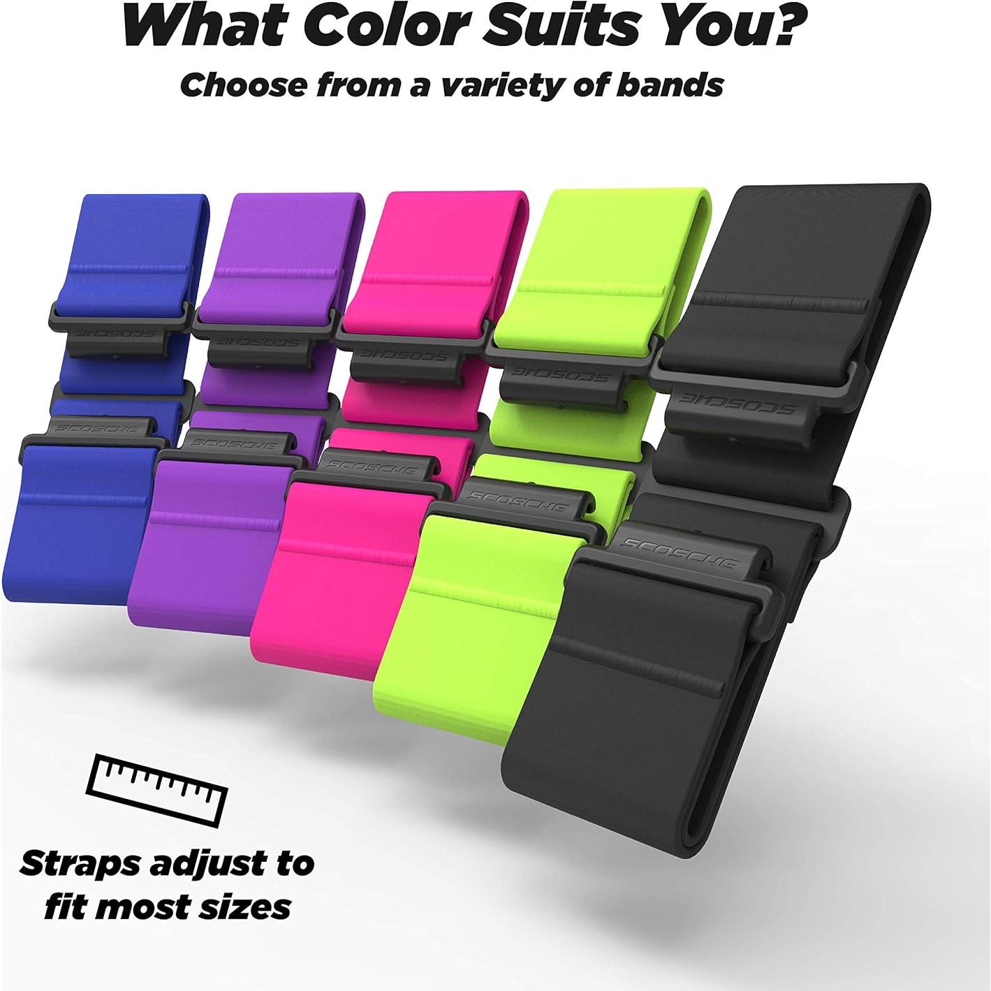 Brazalete Scosche Rhythm 2.0 Azul Impermeable ANT+ BLE