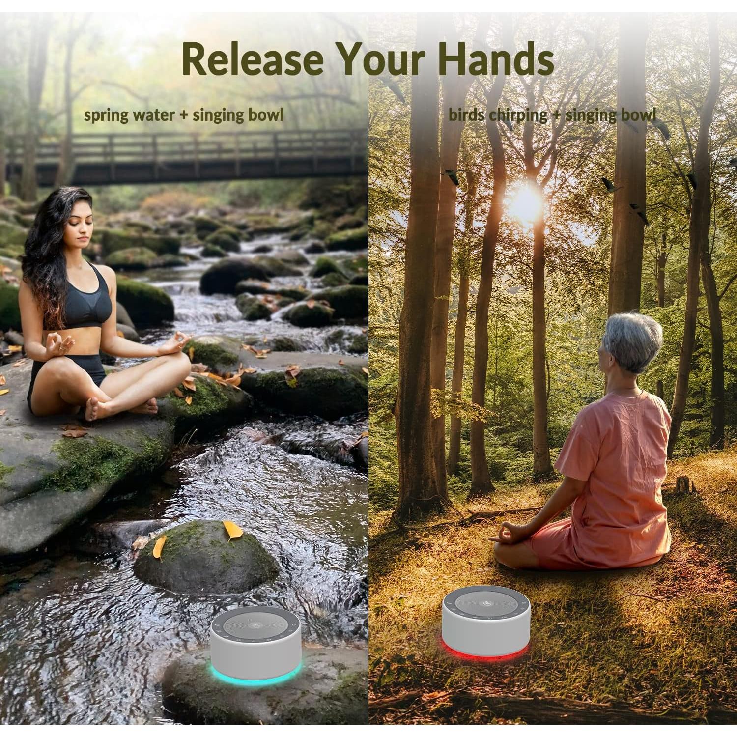 Máquina de Sonido Kipcush K3-S - 7 Cuencos para Meditación