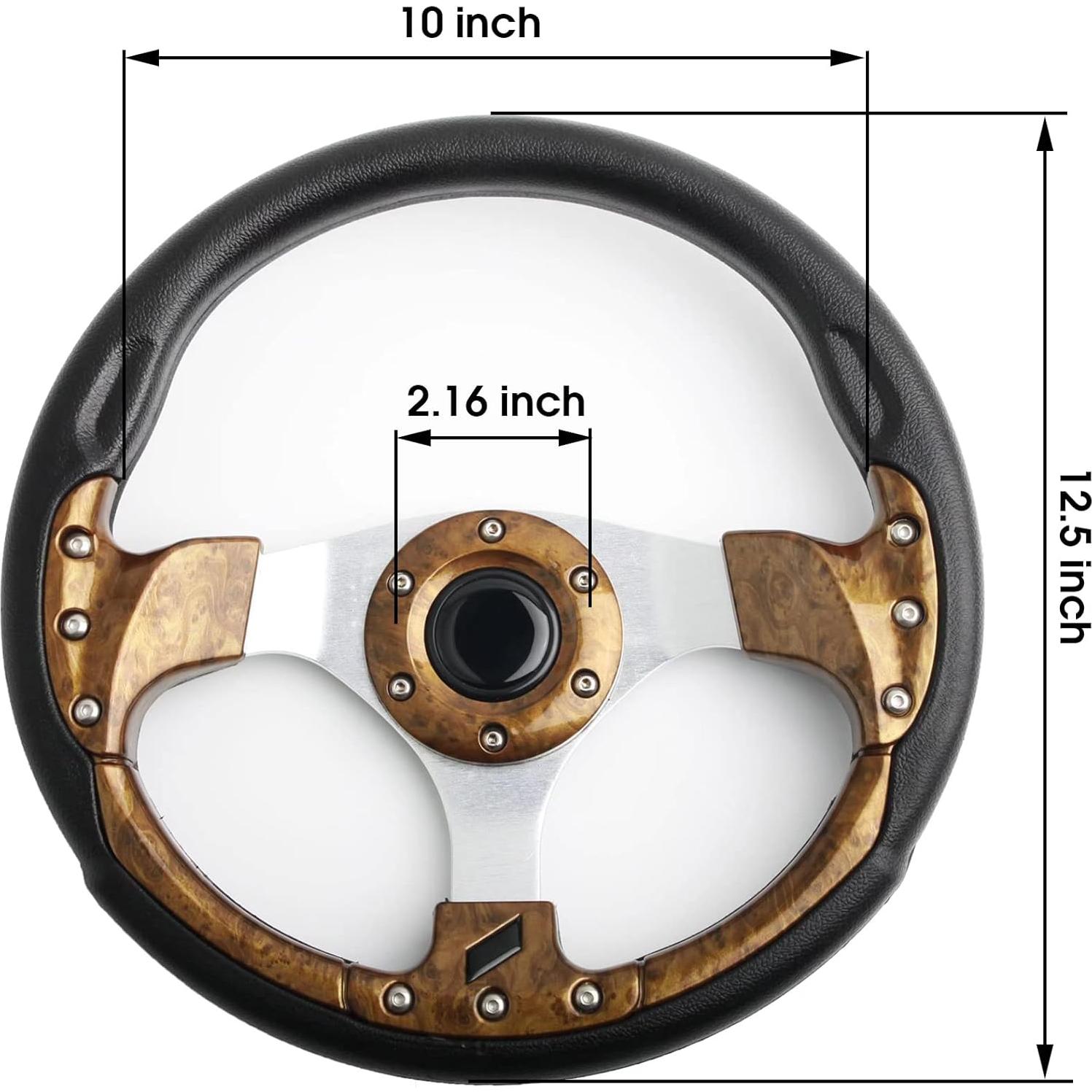 Volante de Golf YEHICY 31.75 cm Grano de Madera Universal