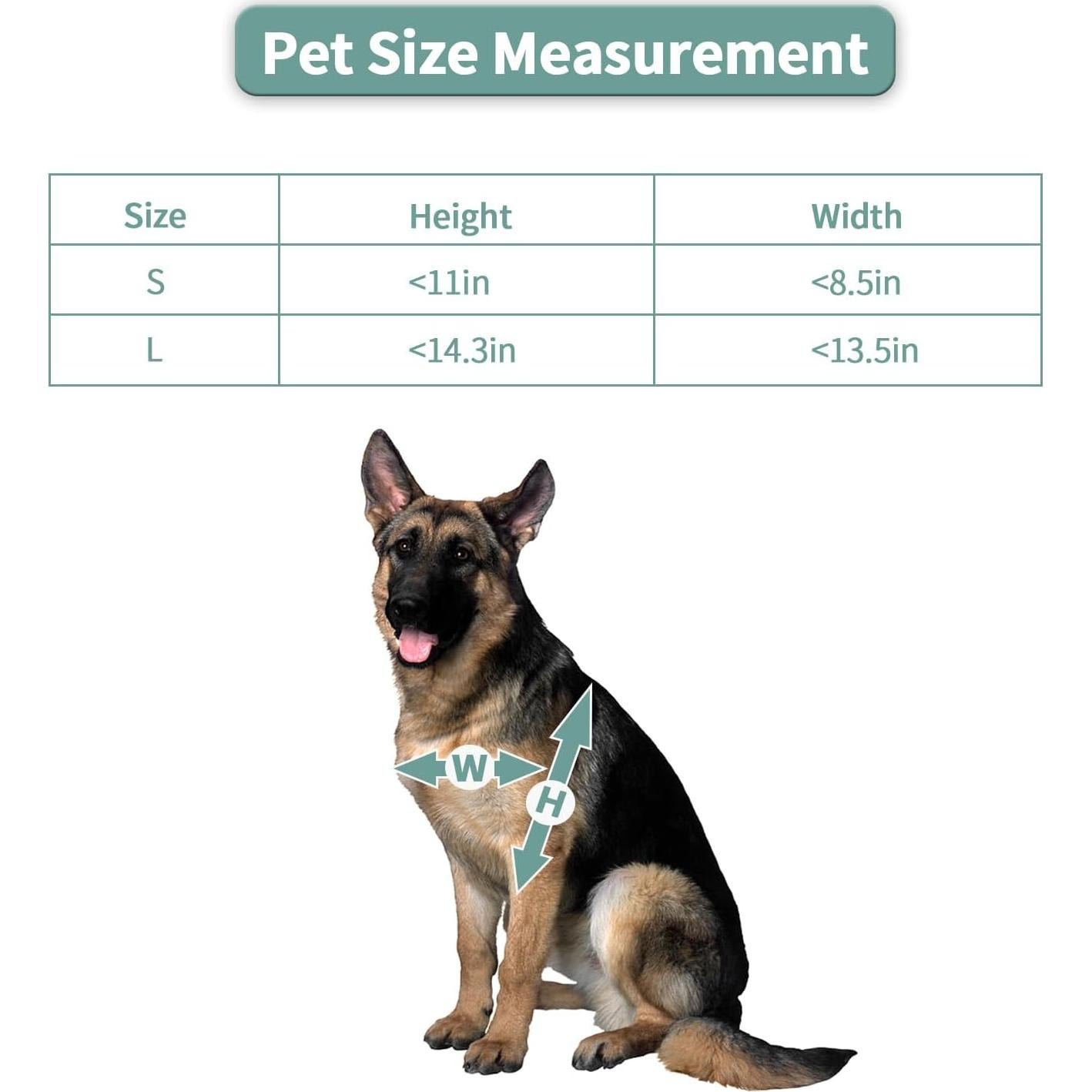 Puerta para Perros Pequeños Lessmon 34x28 cm con Bloqueo