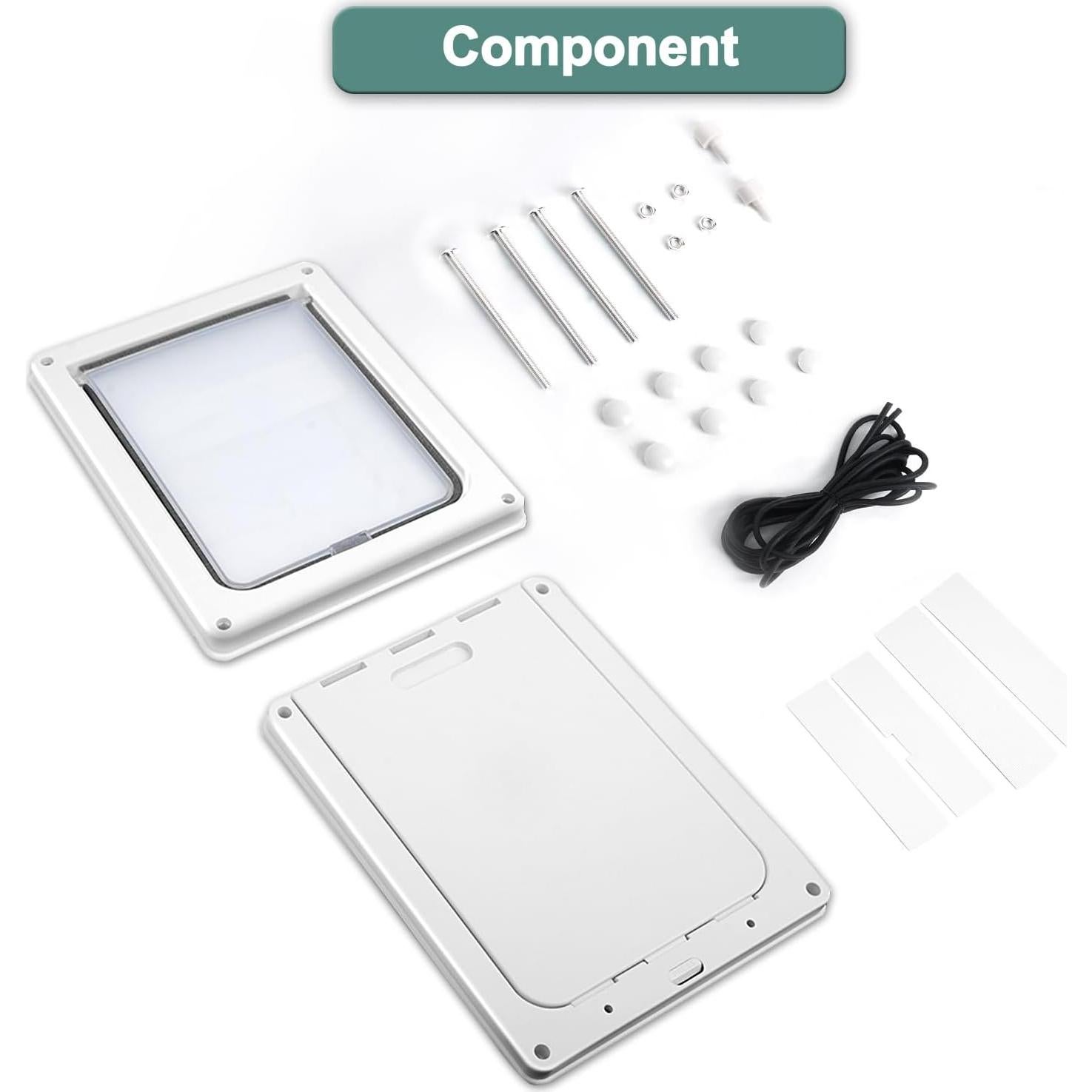 Puerta para Perros Pequeños Lessmon 34x28 cm con Bloqueo