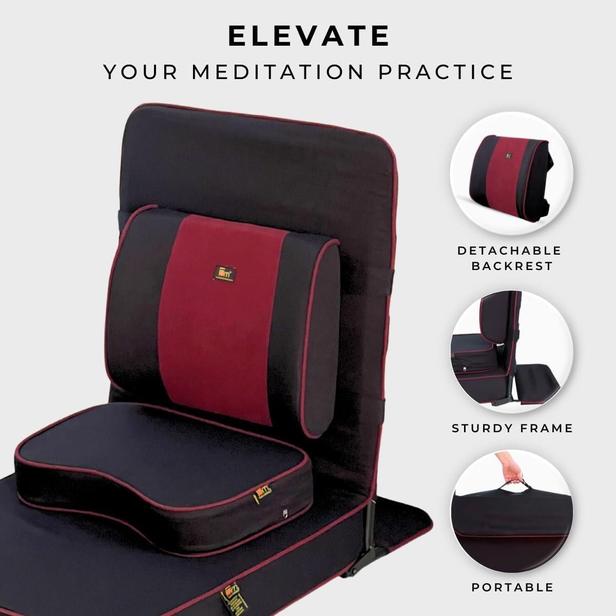 Silla de Meditación Extra Grande Friends Of Meditation - Negro