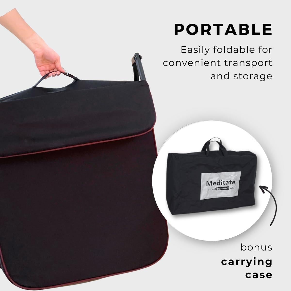 Silla de Meditación Extra Grande Friends Of Meditation - Negro