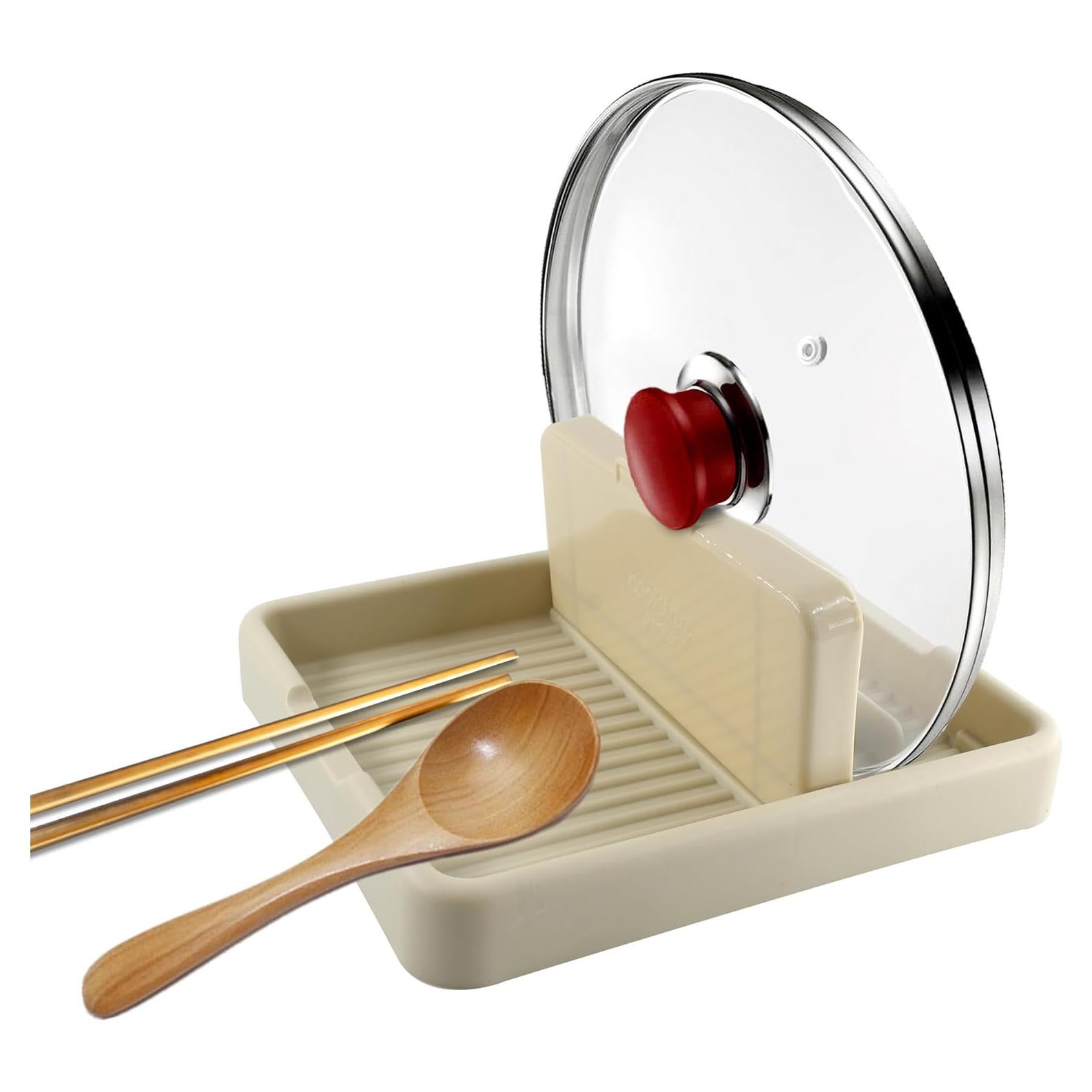 Soporte para Cucharas y Tapas de Olla LVYKING Blanco