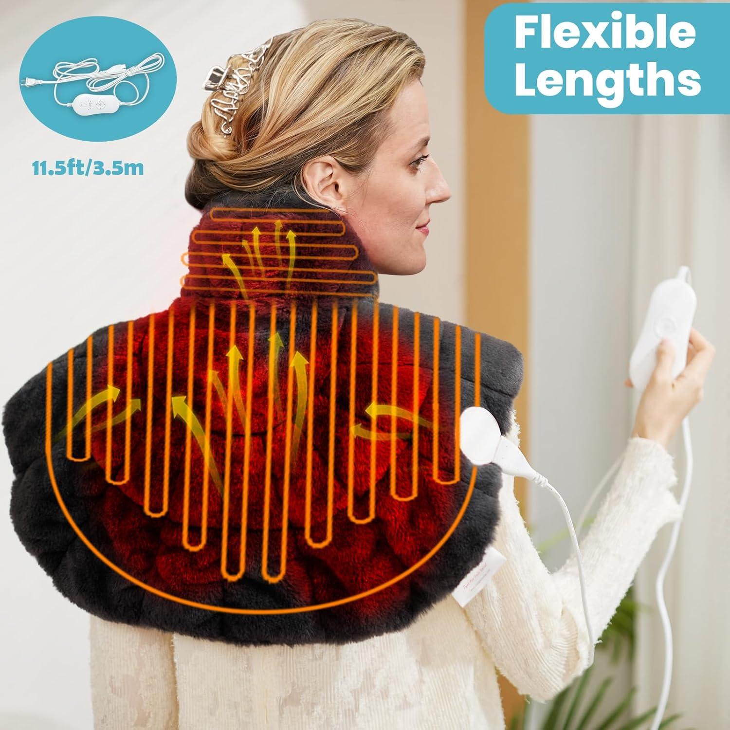 Almohadilla Térmica Nalax para Cuello y Hombros 61x51 cm