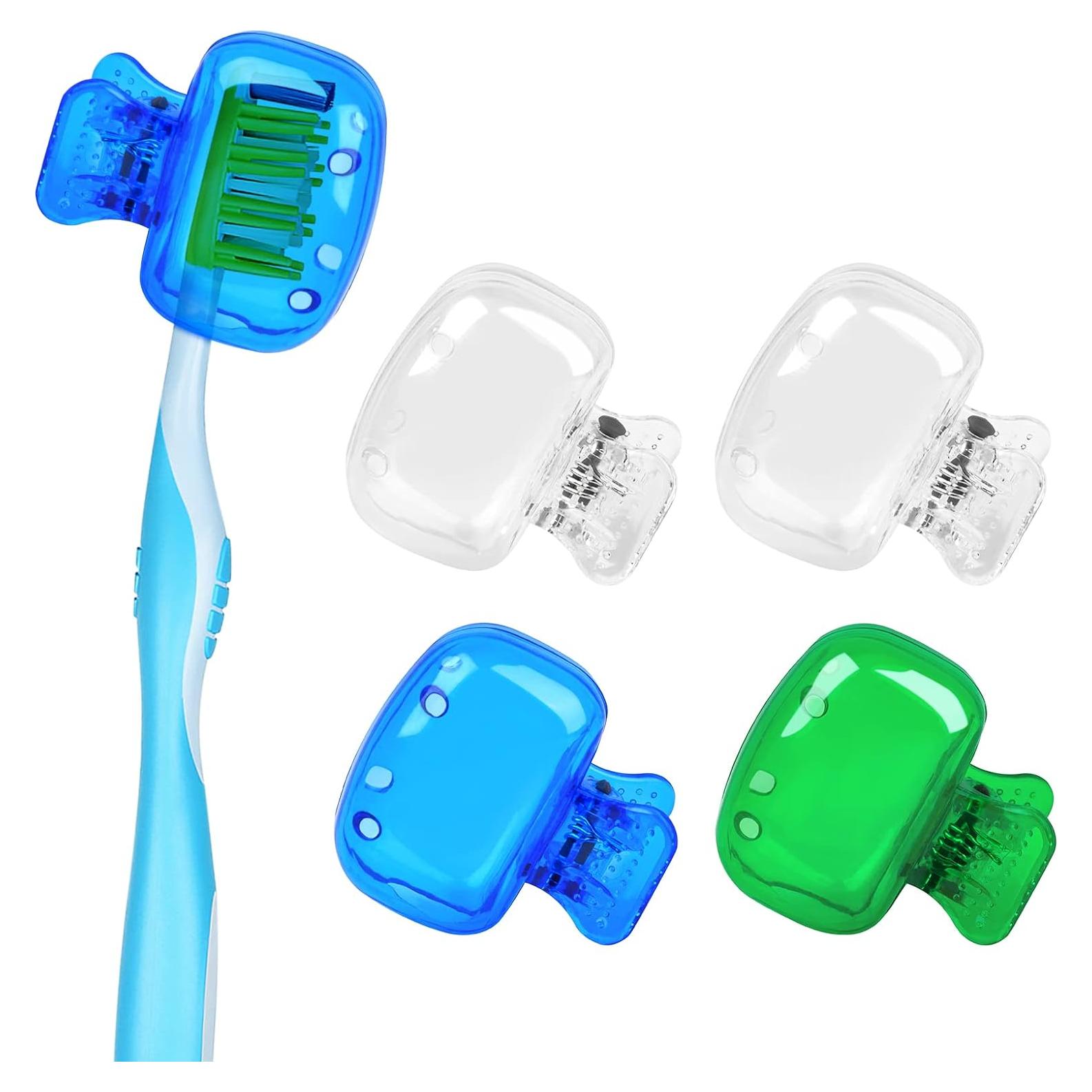 Paquete de 4 Cubiertas de Cepillo de Dientes Eaezerav - Viaje, Higiene