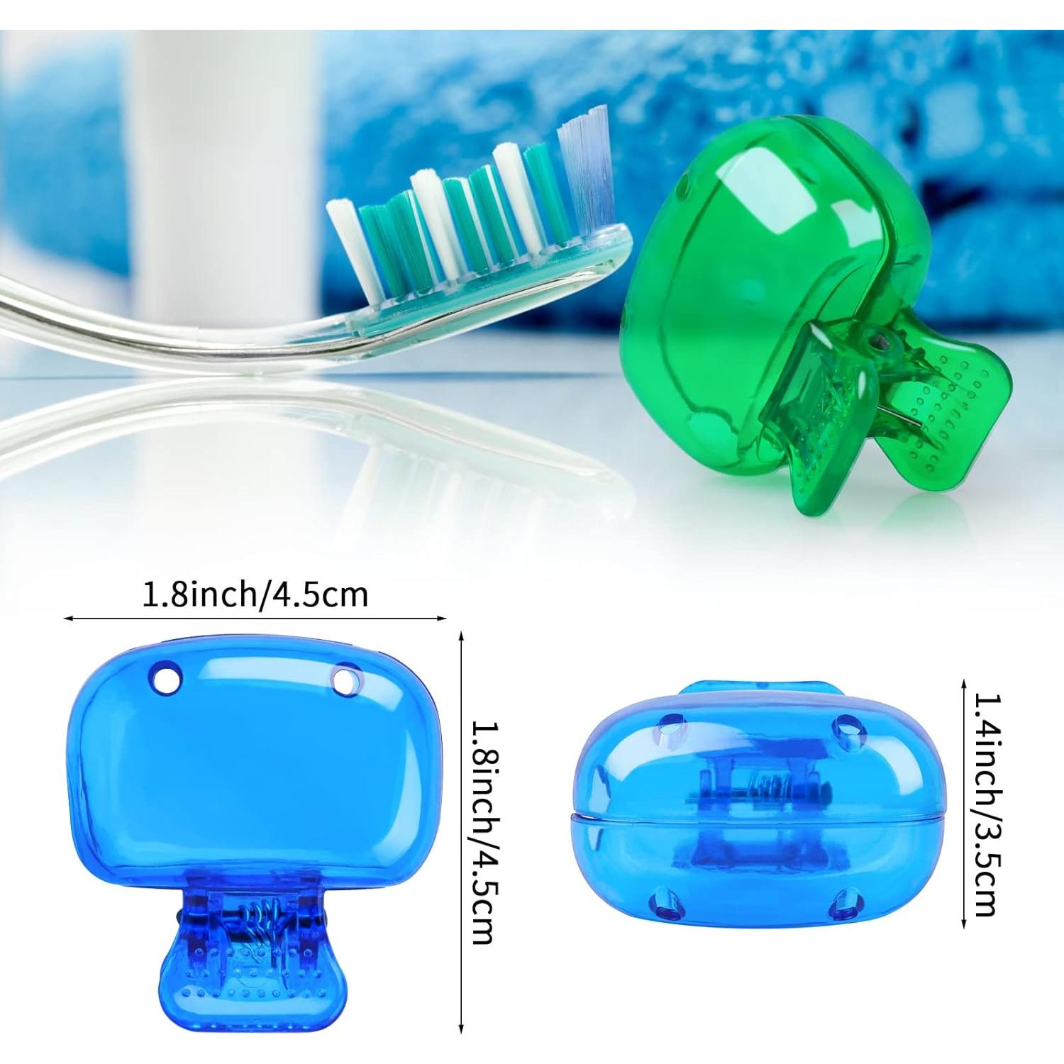 Paquete de 4 Cubiertas de Cepillo de Dientes Eaezerav - Viaje, Higiene