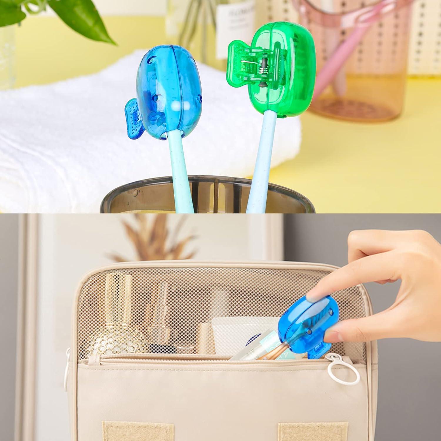 Paquete de 4 Cubiertas de Cepillo de Dientes Eaezerav - Viaje, Higiene