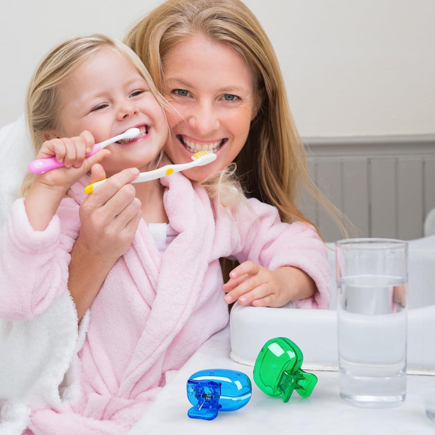 Paquete de 4 Cubiertas de Cepillo de Dientes Eaezerav - Viaje, Higiene