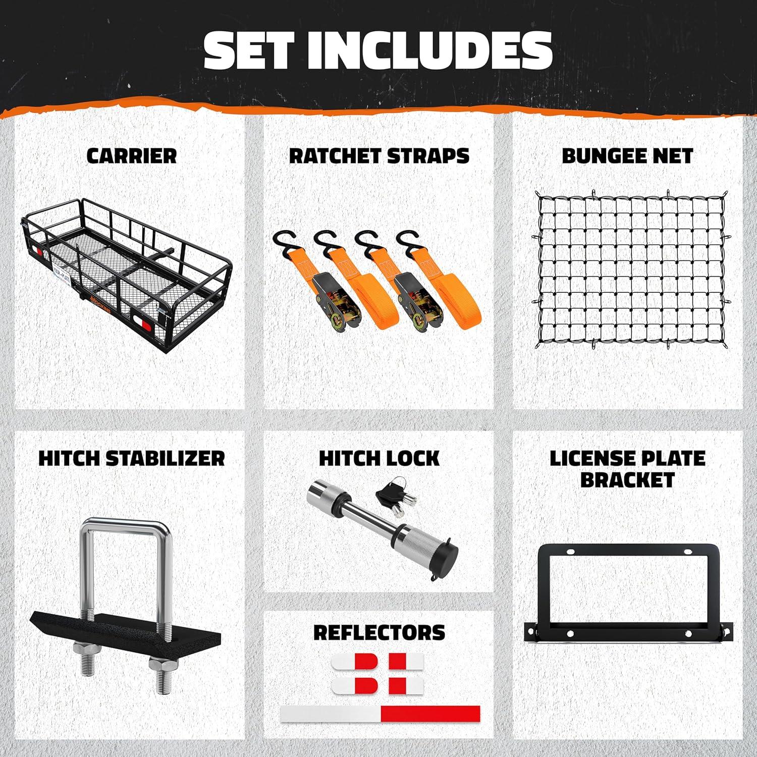 Soporte de Carga Plegable Mockins 60x24x14 cm 500 kg