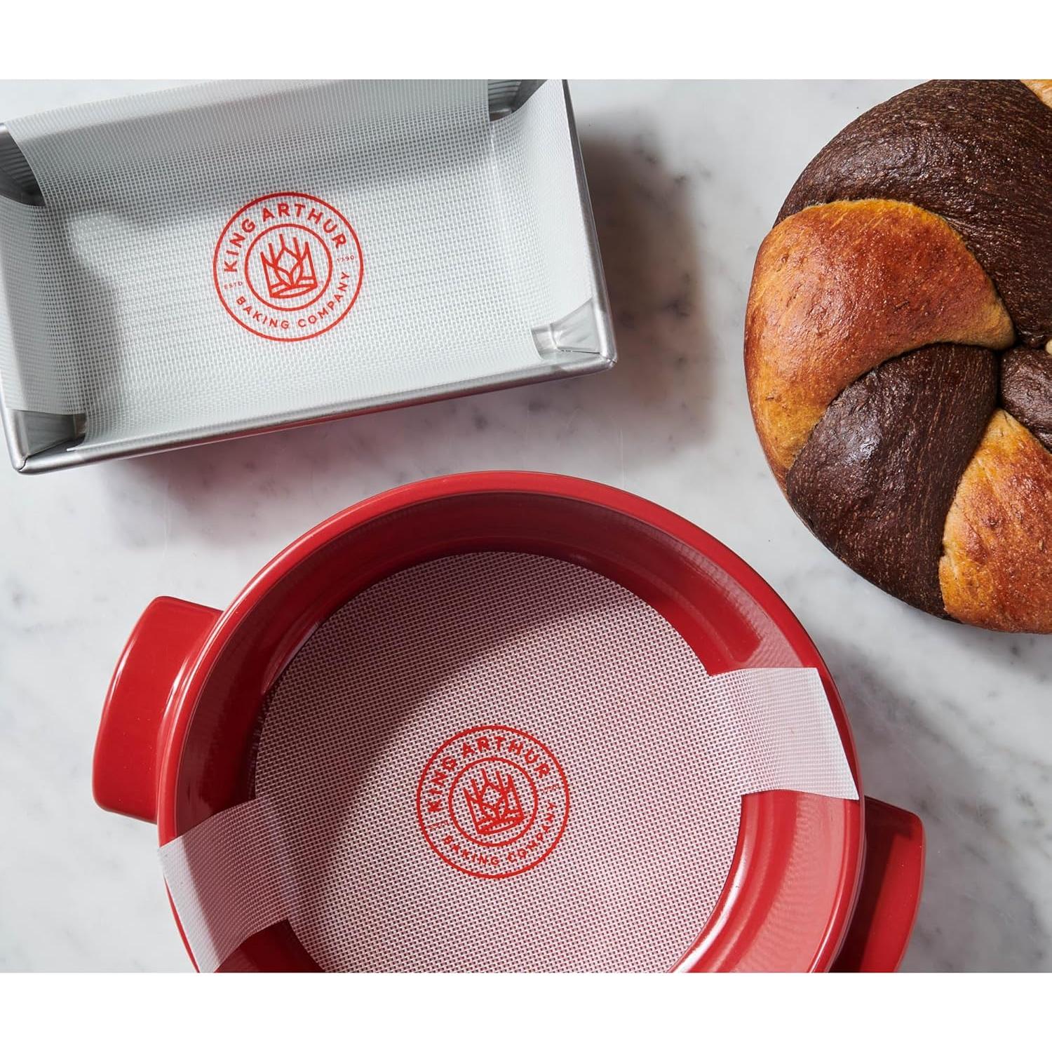 Elevador Redondo de Pan King Arthur - Silicona Antiadherente 20.32x5.08 cm