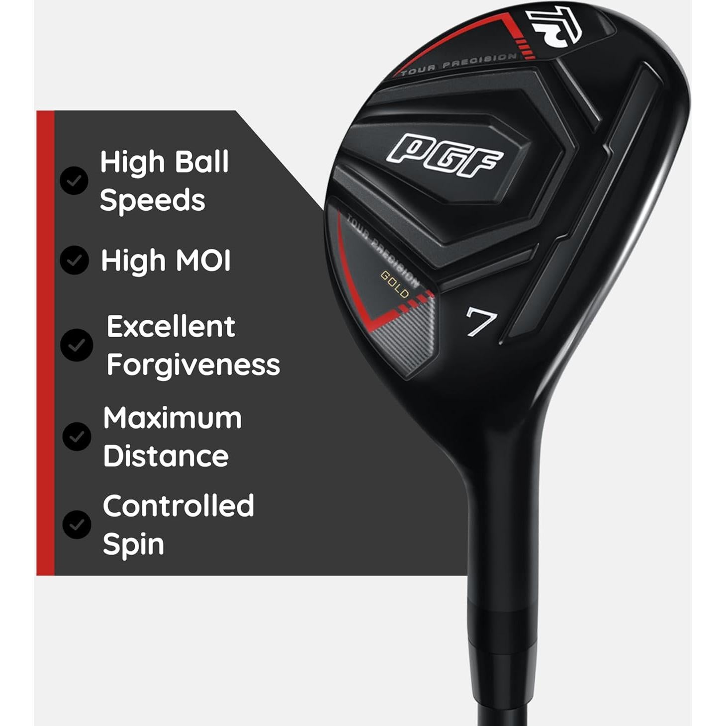 Palo de Golf Híbrido PGF GCWarehouse #8 36° Acero Inoxidable