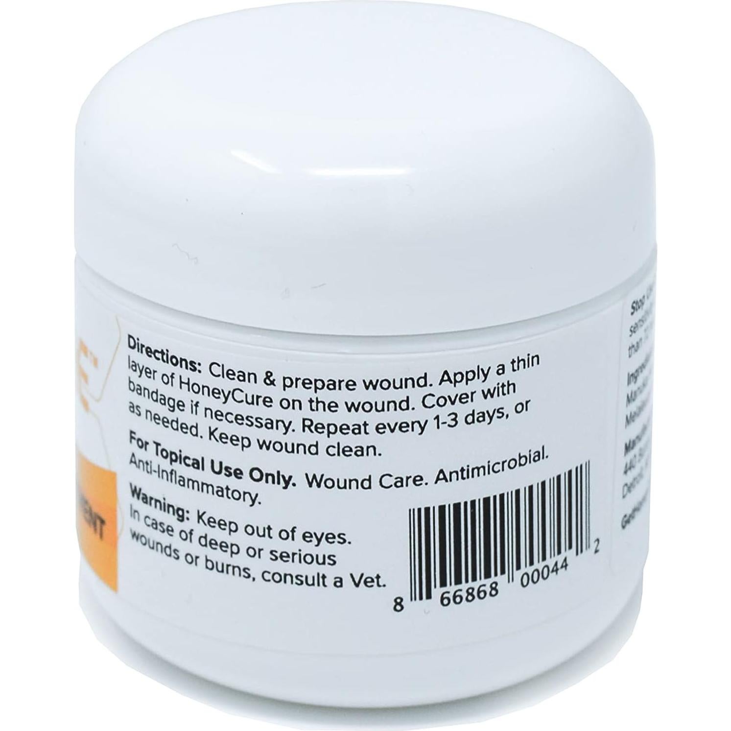 Ungüento Veterinario Natural HoneyCure 56.7 g para Mascotas