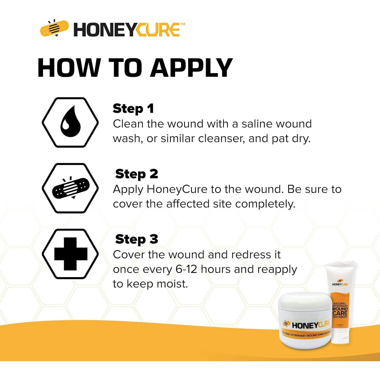Ungüento Veterinario Natural HoneyCure 56.7 g para Mascotas