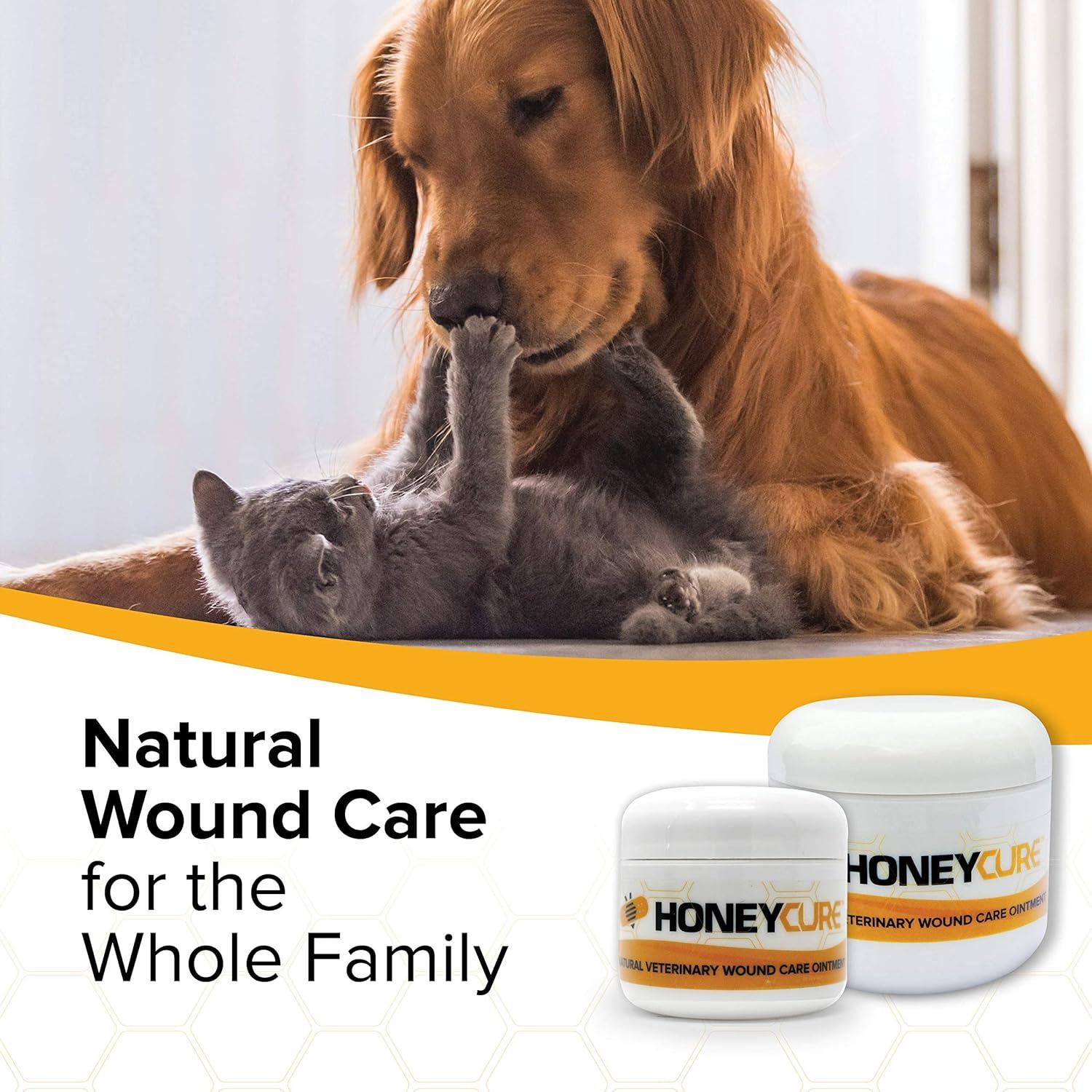 Ungüento Veterinario Natural HoneyCure 56.7 g para Mascotas