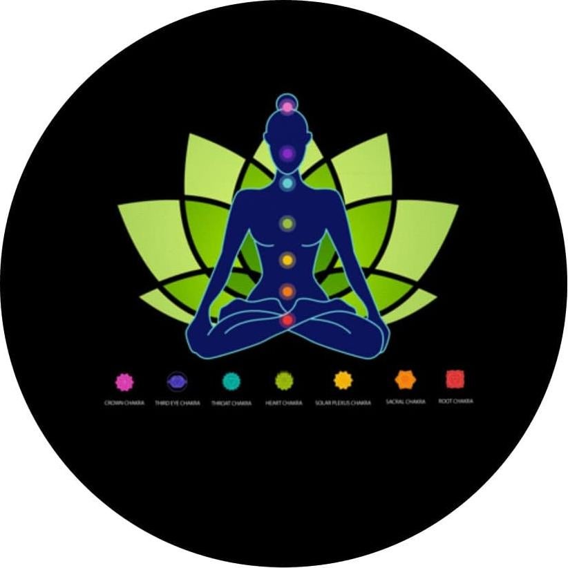 PopSockets Chakra Espiritual Meditación Soporte Negro