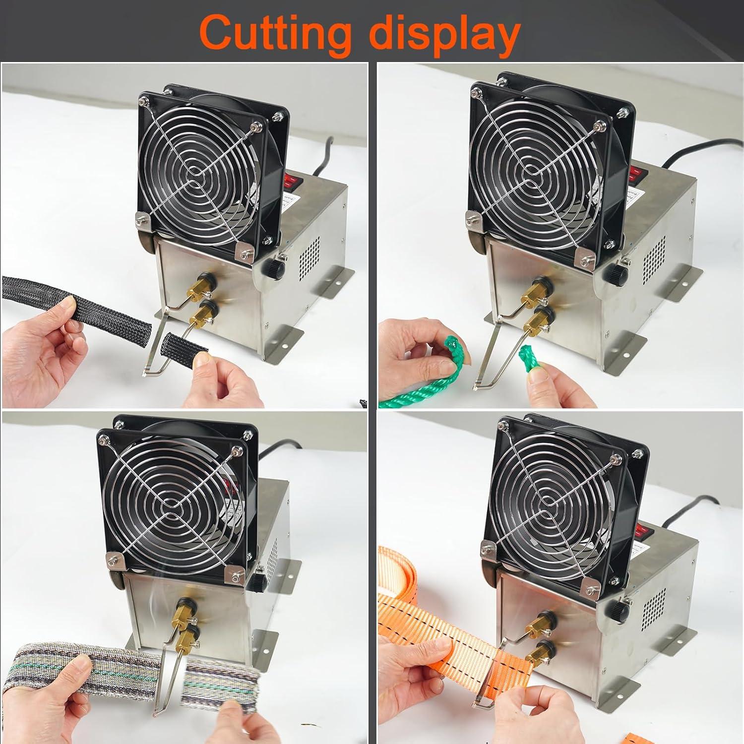 Cortador de Cuerda Eléctrico RONGTER 60W con Ventilador