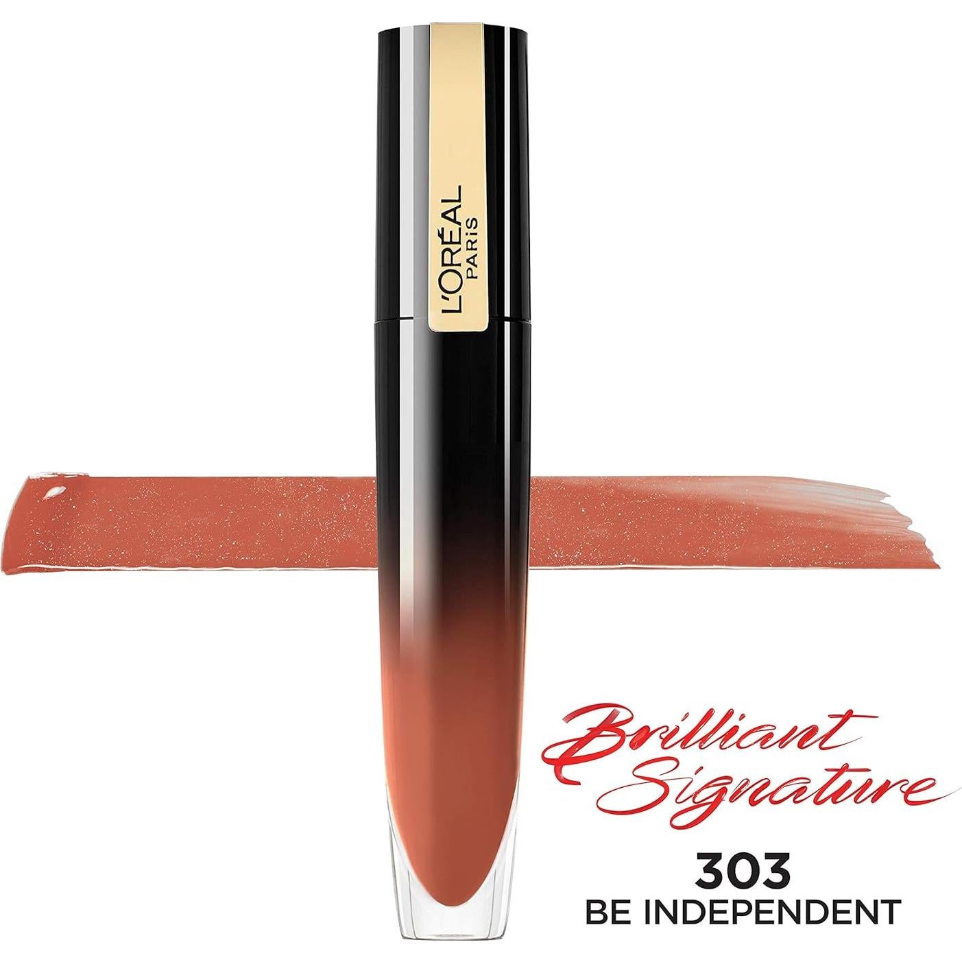 Tinta Labial Brillante L'Oreal Paris SE Independiente 6.23 ml