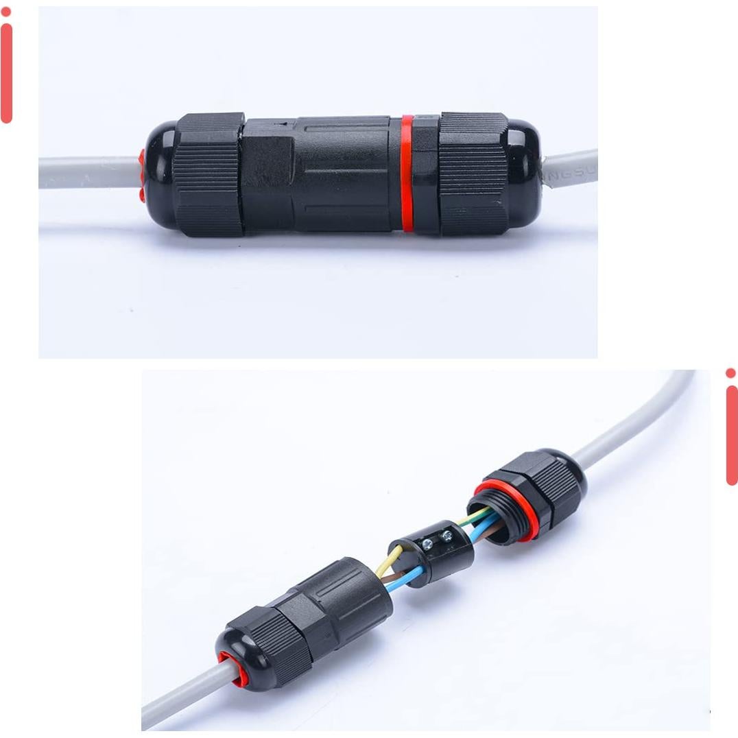 Caja de Conexiones Eléctricas IP68 2 Pcs COMOPEZ 5.9-8.5mm