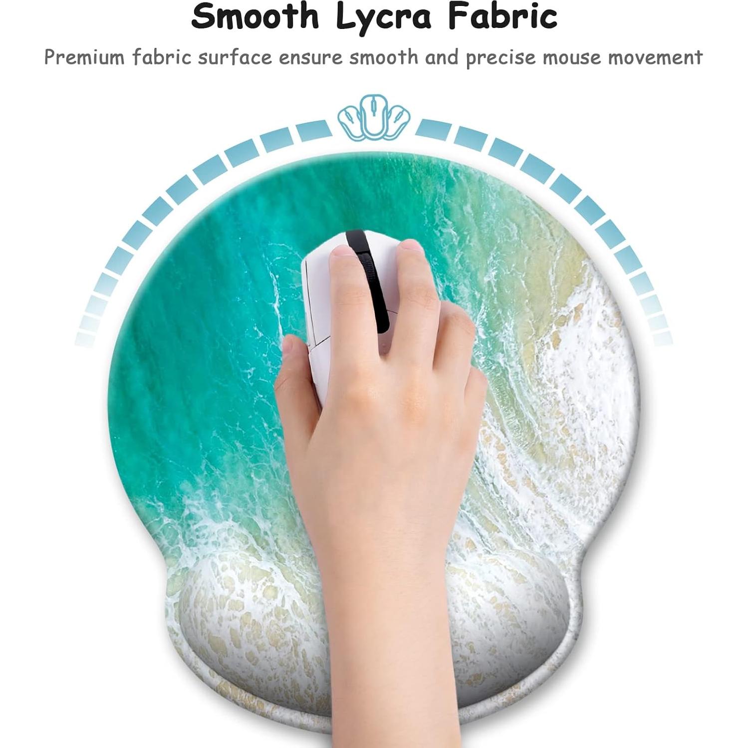 Alfombrilla de Ratón Ergonómica Atufsuat con Soporte Playa