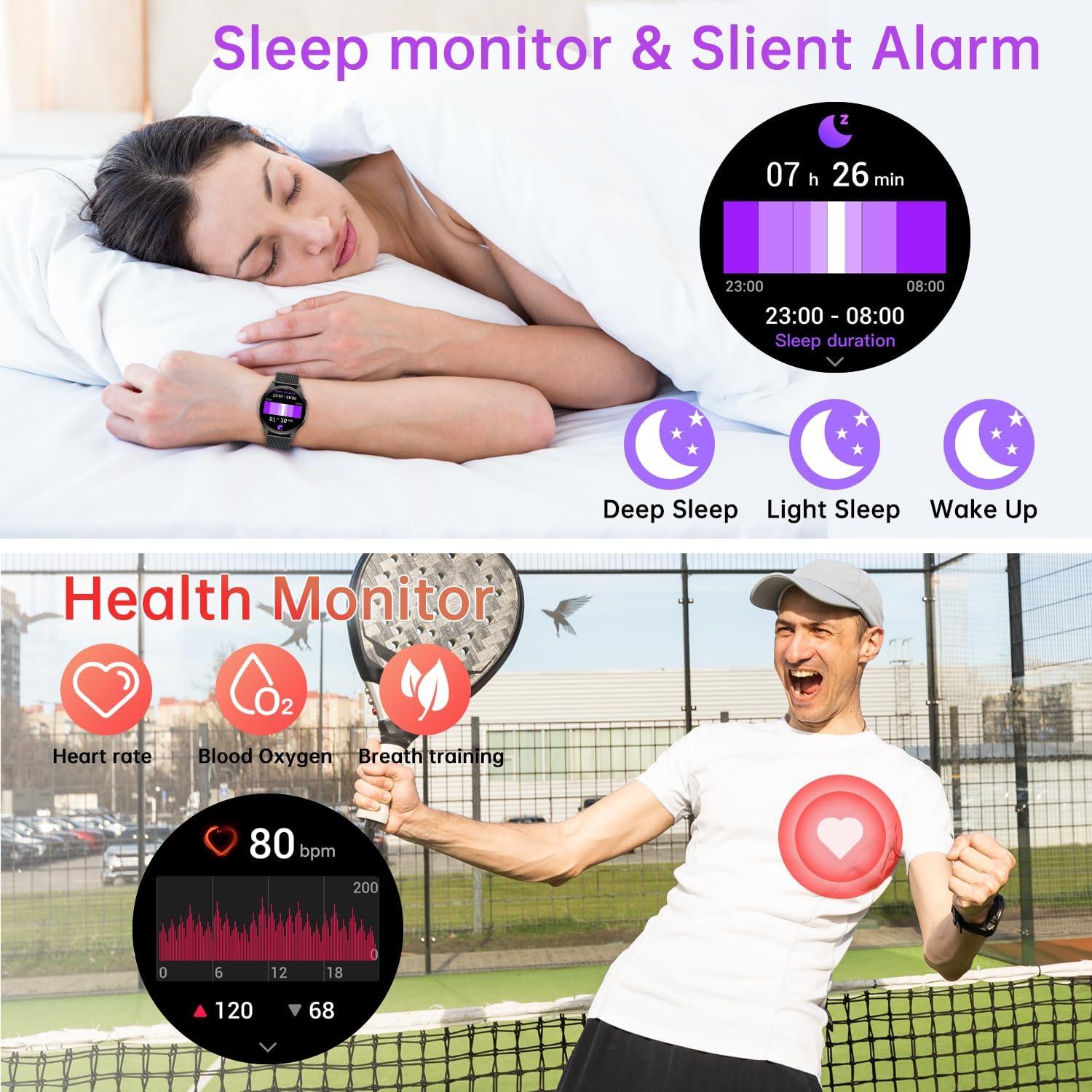 Reloj Inteligente Fitness Buzz S37 IPX8 Llamadas y Salud