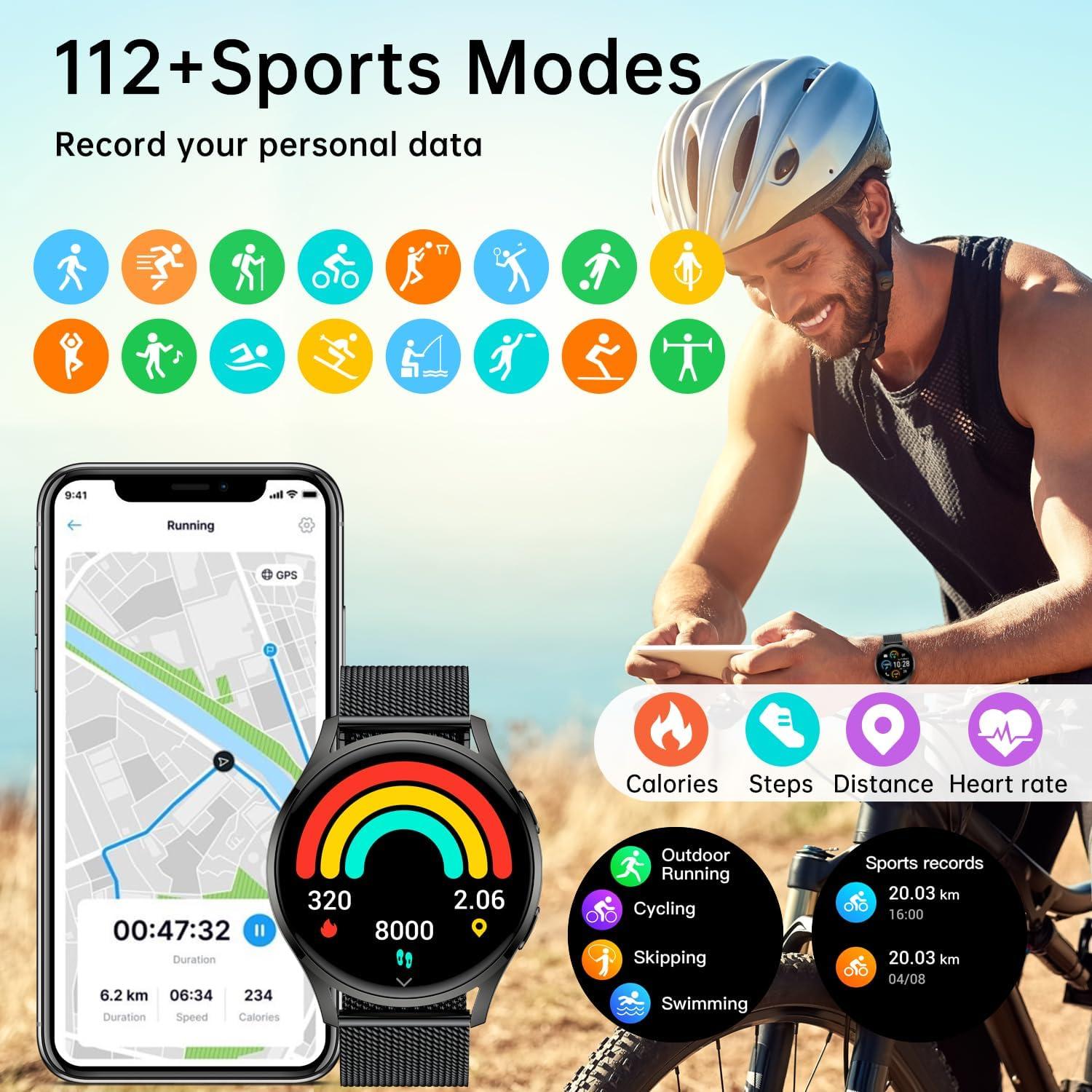 Reloj Inteligente Fitness Buzz S37 IPX8 Llamadas y Salud