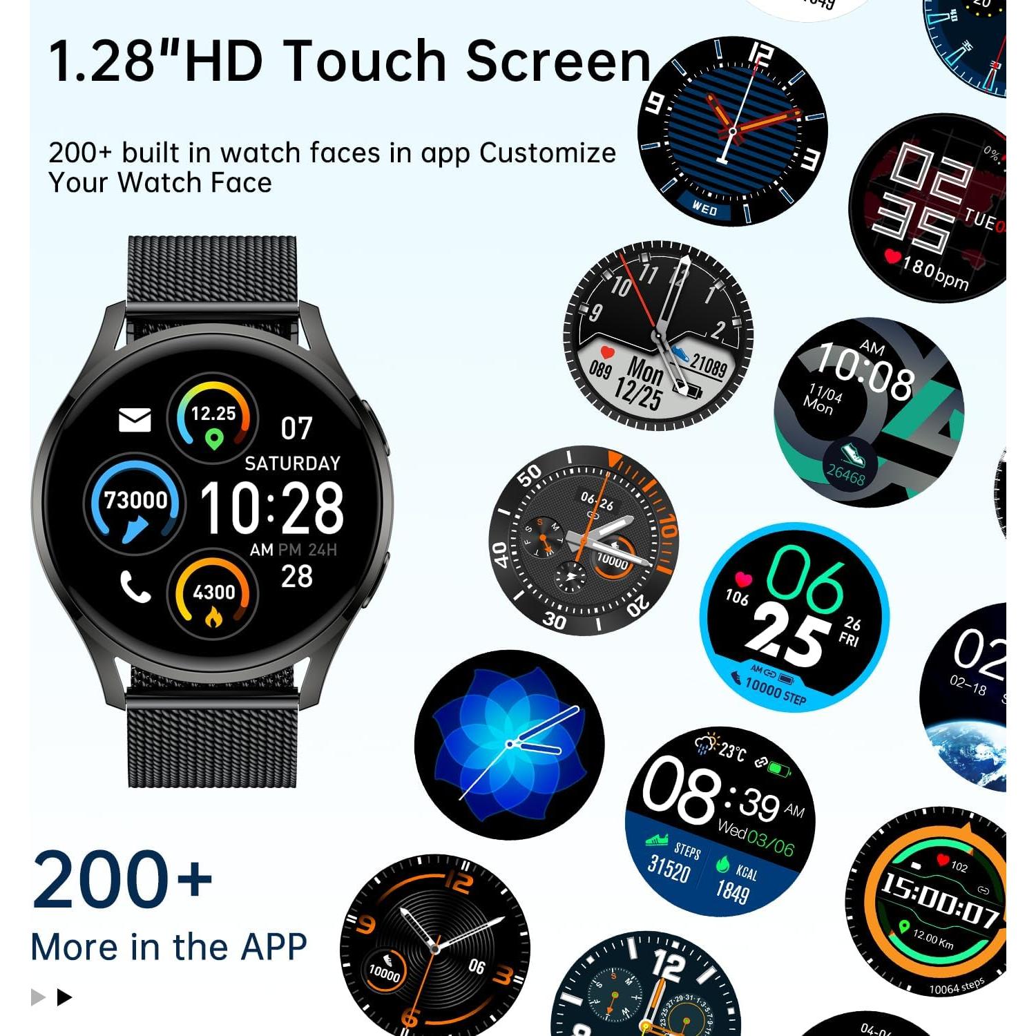 Reloj Inteligente Fitness Buzz S37 IPX8 Llamadas y Salud