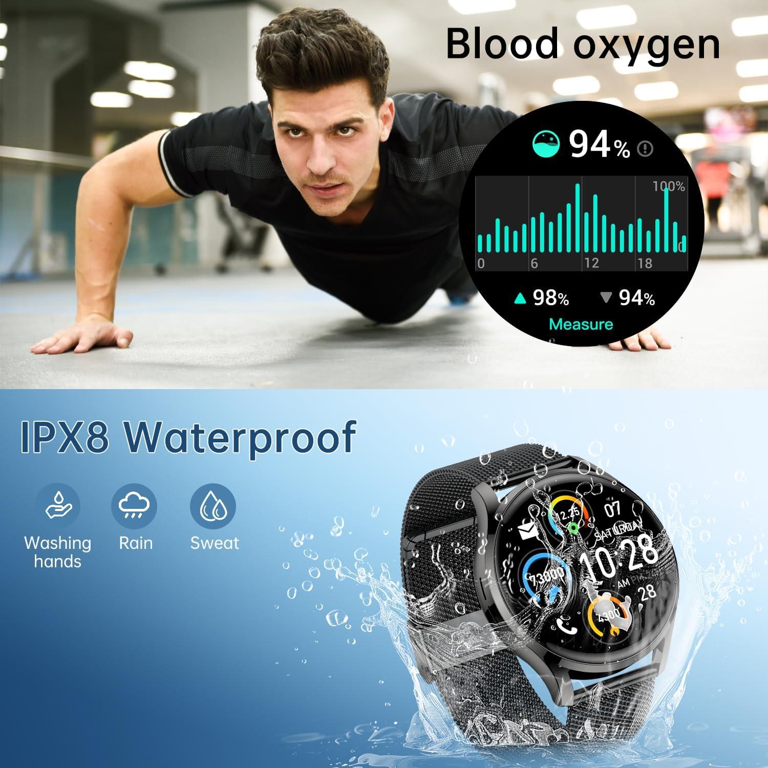 Reloj Inteligente Fitness Buzz S37 IPX8 Llamadas y Salud