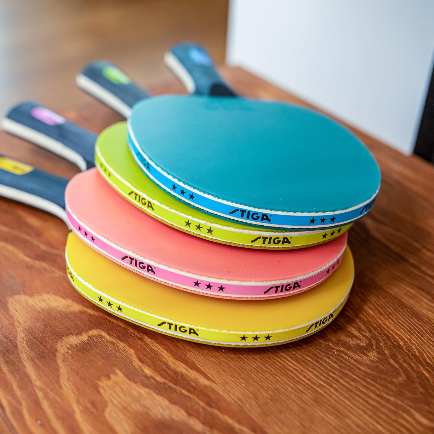 Raqueta de Tenis de Mesa STIGA Pure Color Amarilla 3 Estrellas