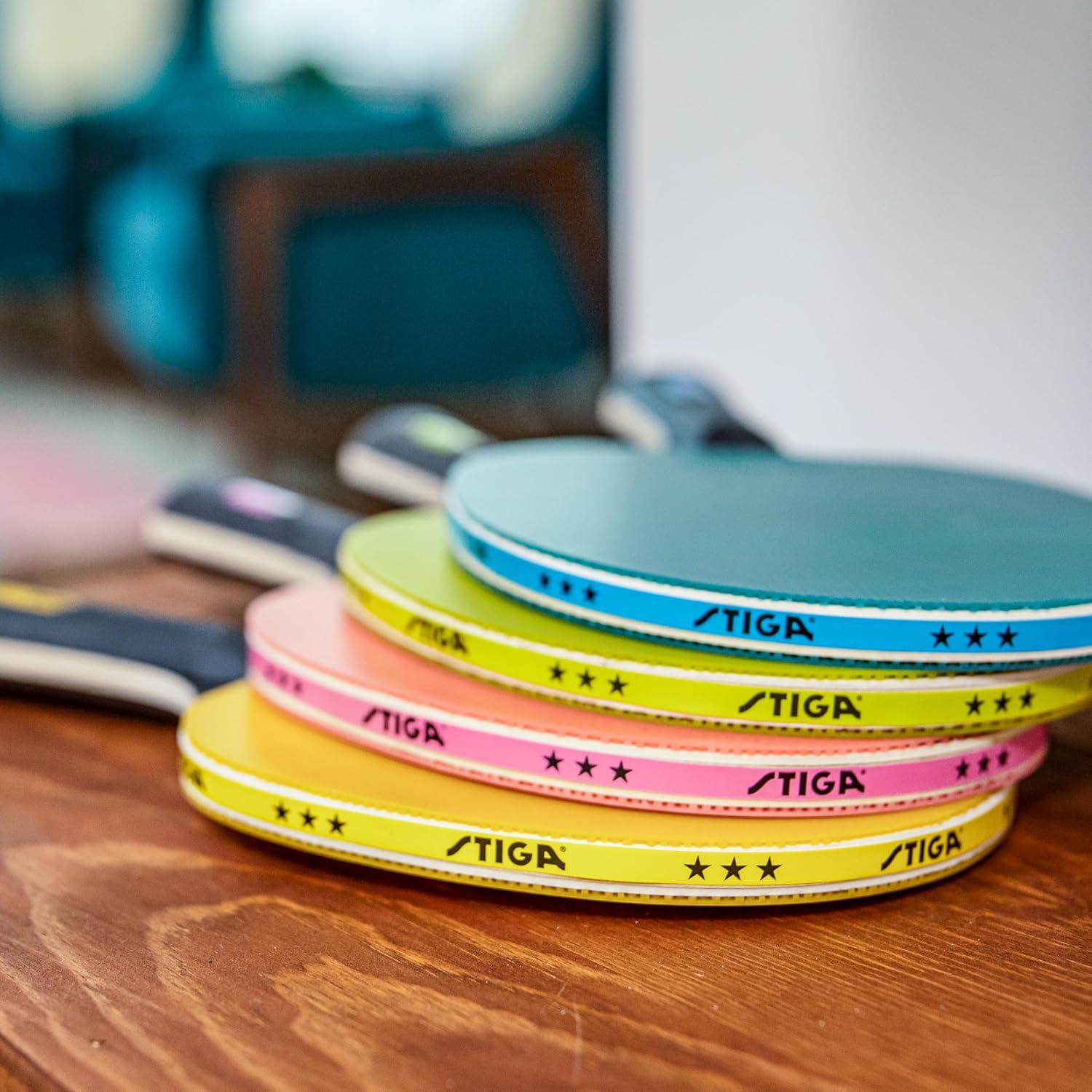 Raqueta de Tenis de Mesa STIGA Pure Color Amarilla 3 Estrellas